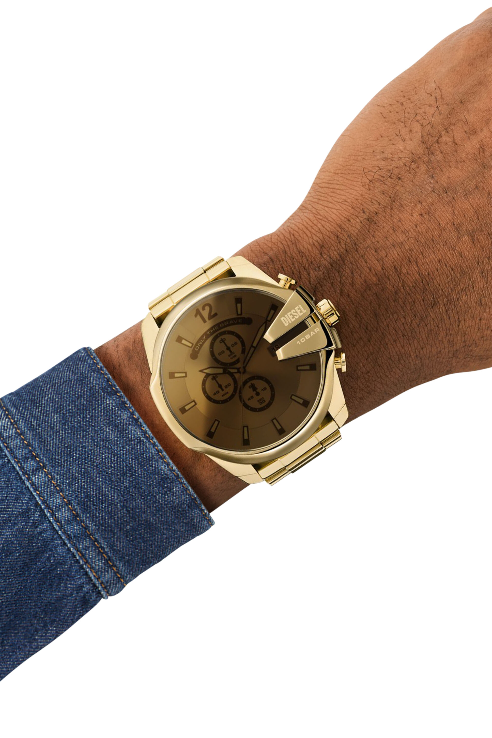 Diesel watch only the brave gold deals