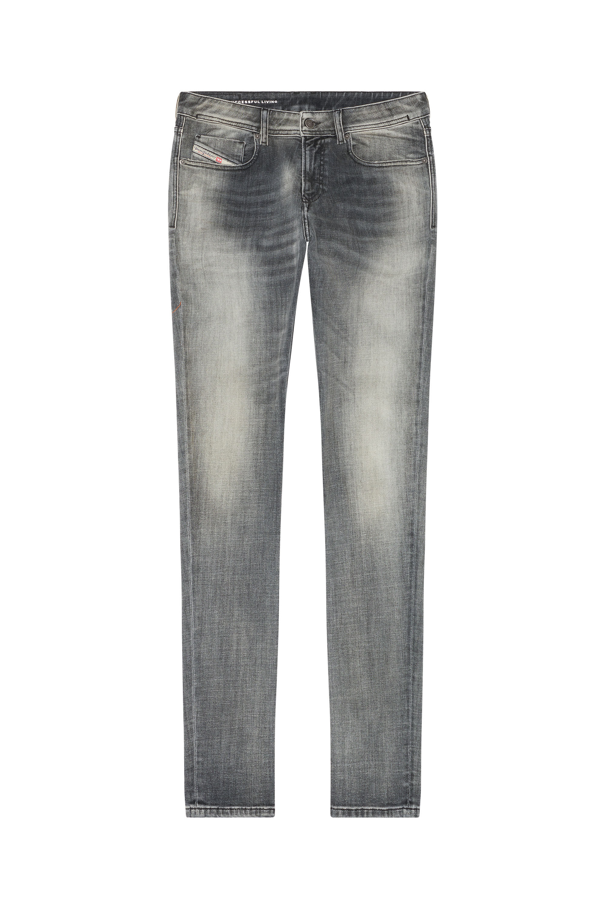 Diesel - Skinny Jeans 1979 Sleenker 09E71, Black/Dark grey - Image 2