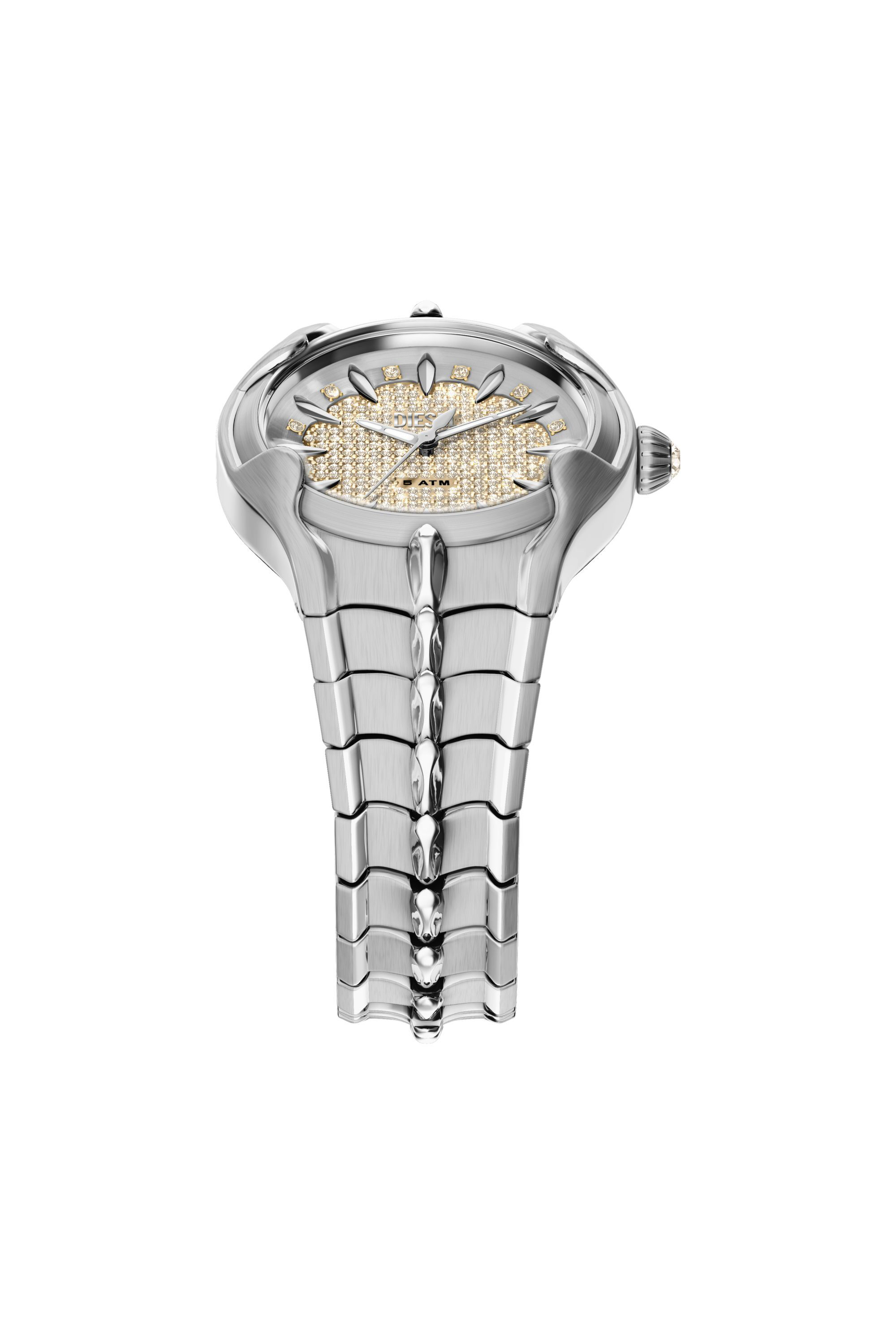 Diesel - DZ5631 WATCH, Man's Vert Stainless Steel Watch in Silver - 4