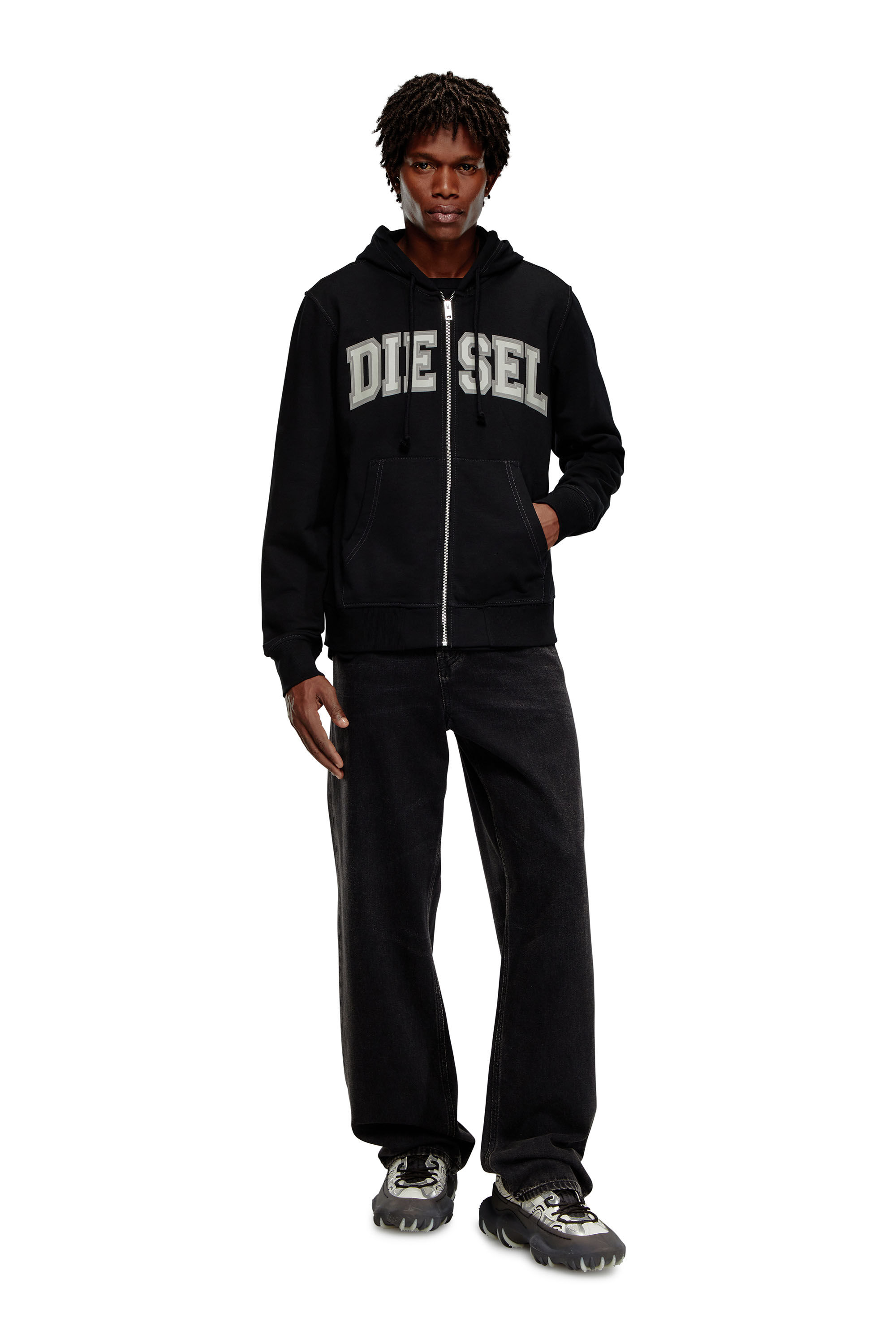 Diesel zip up hoodie shop