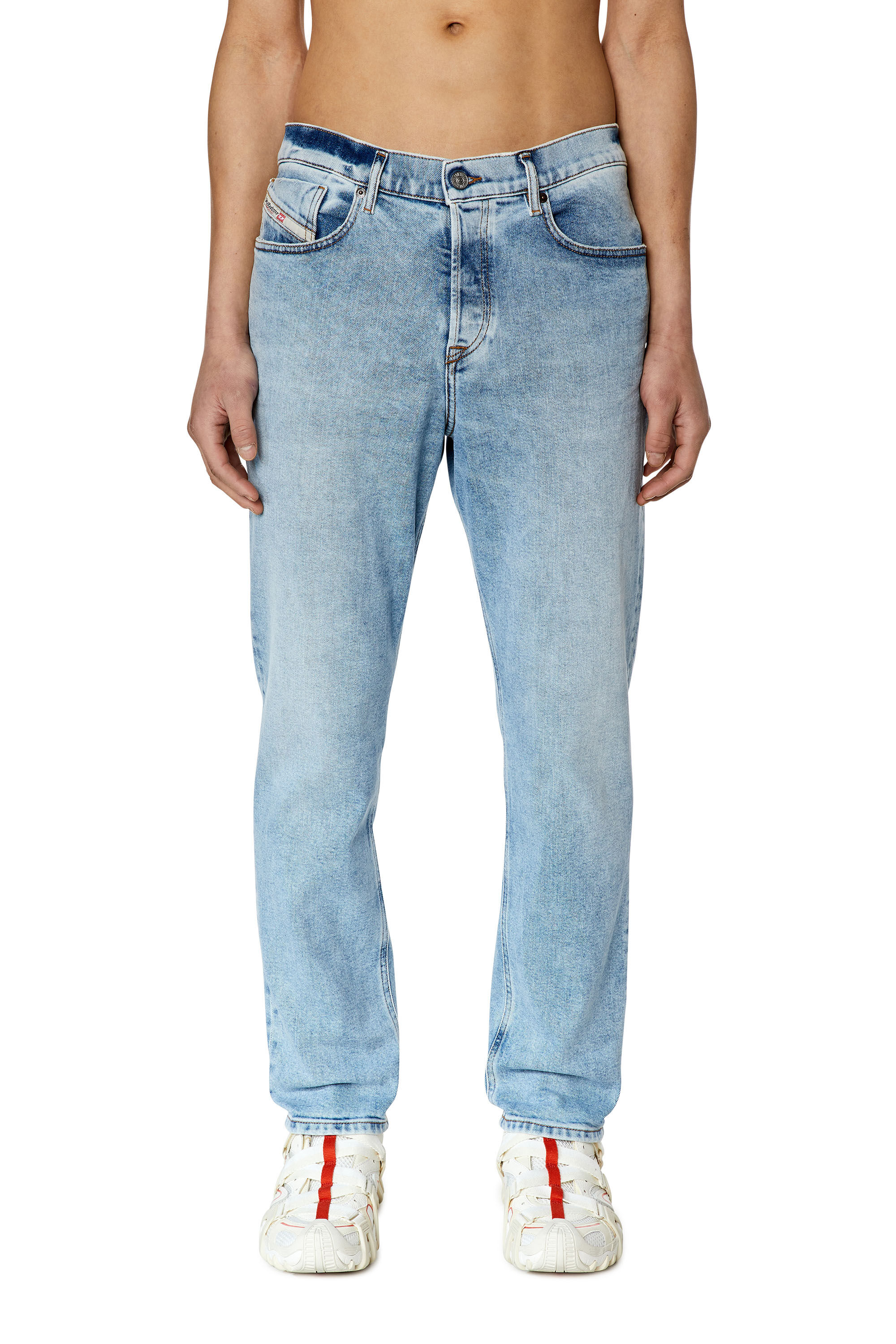 Diesel - 2005 D-Fining 09E81 Tapered Jeans, Light Blue - Image 3