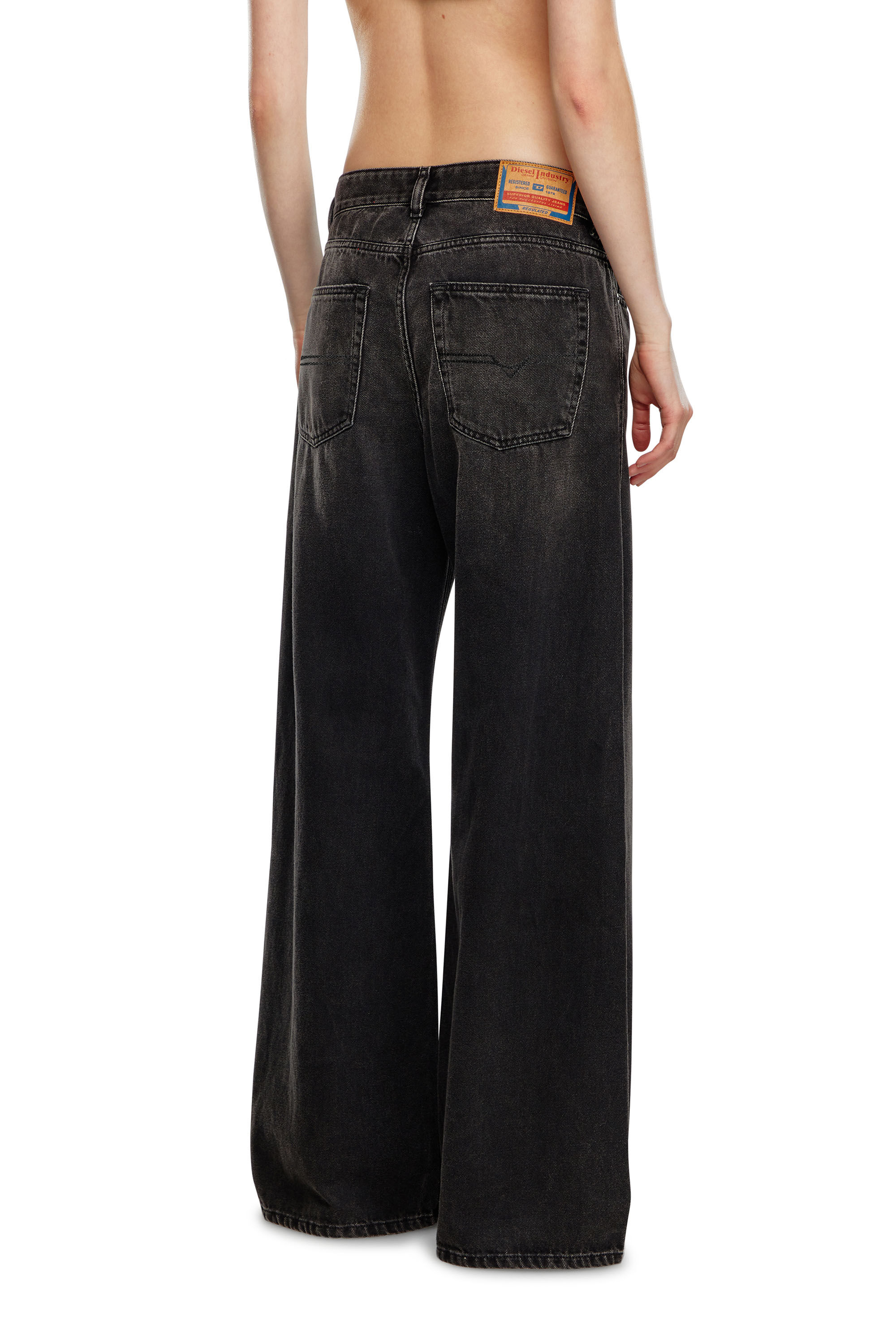 DIESEL モーガン着 1996 D-Sire 09J96 W26/L32 Relaxed Jeans - 1996 D-Sire | ブラック/ ダークグレー