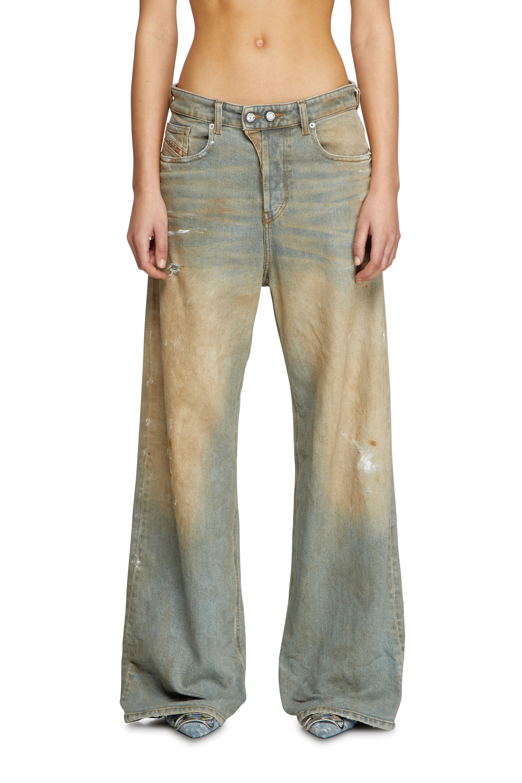 DIESEL | 1996 D-SIRE L.32 DENIM JEANS (007Z4) デニムジーンズ Women's Relaxed Jeans | Light Blue | Diesel 1996 D-Sire