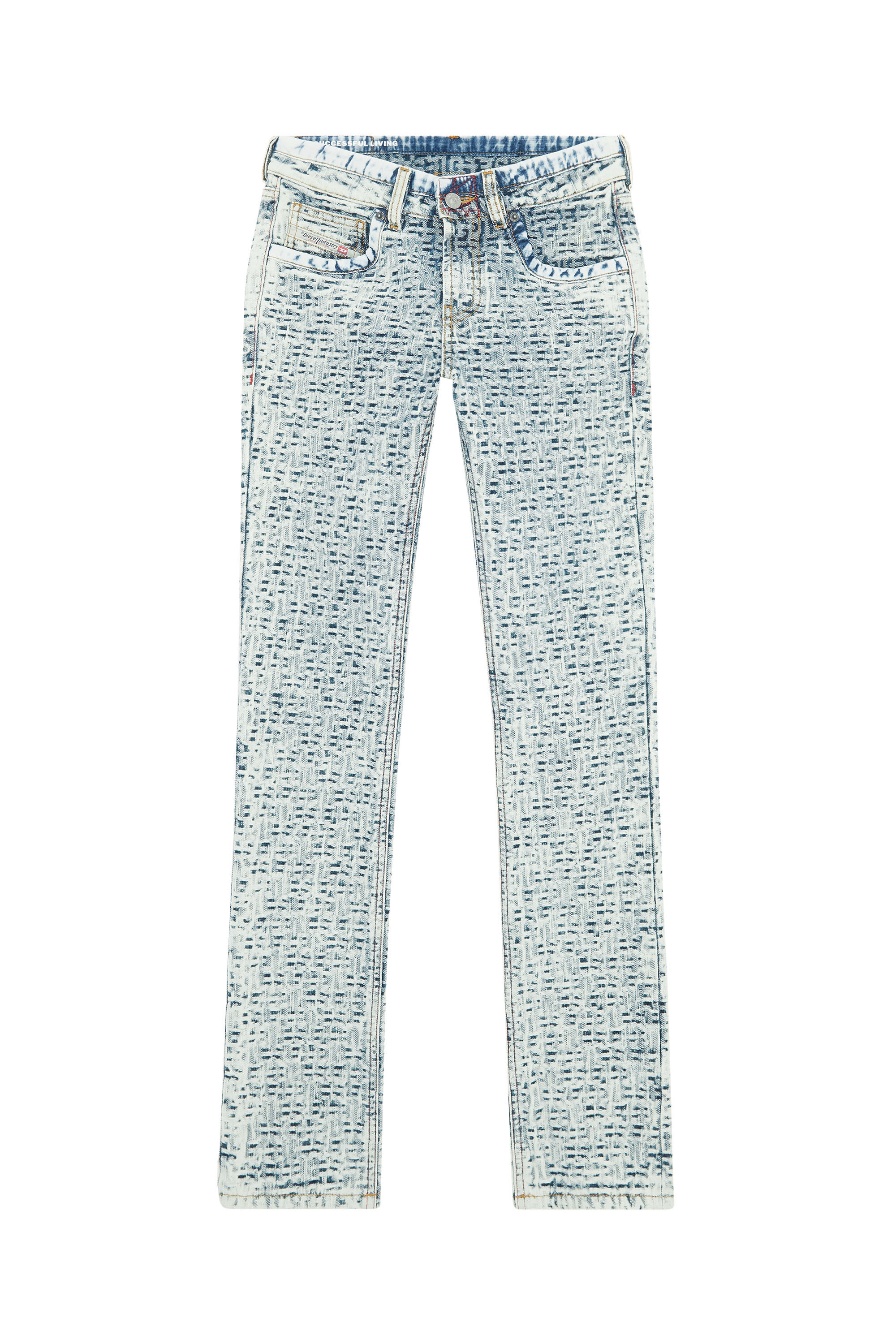 Diesel - 2002 0EMAA Straight Jeans, Light Blue - Image 2