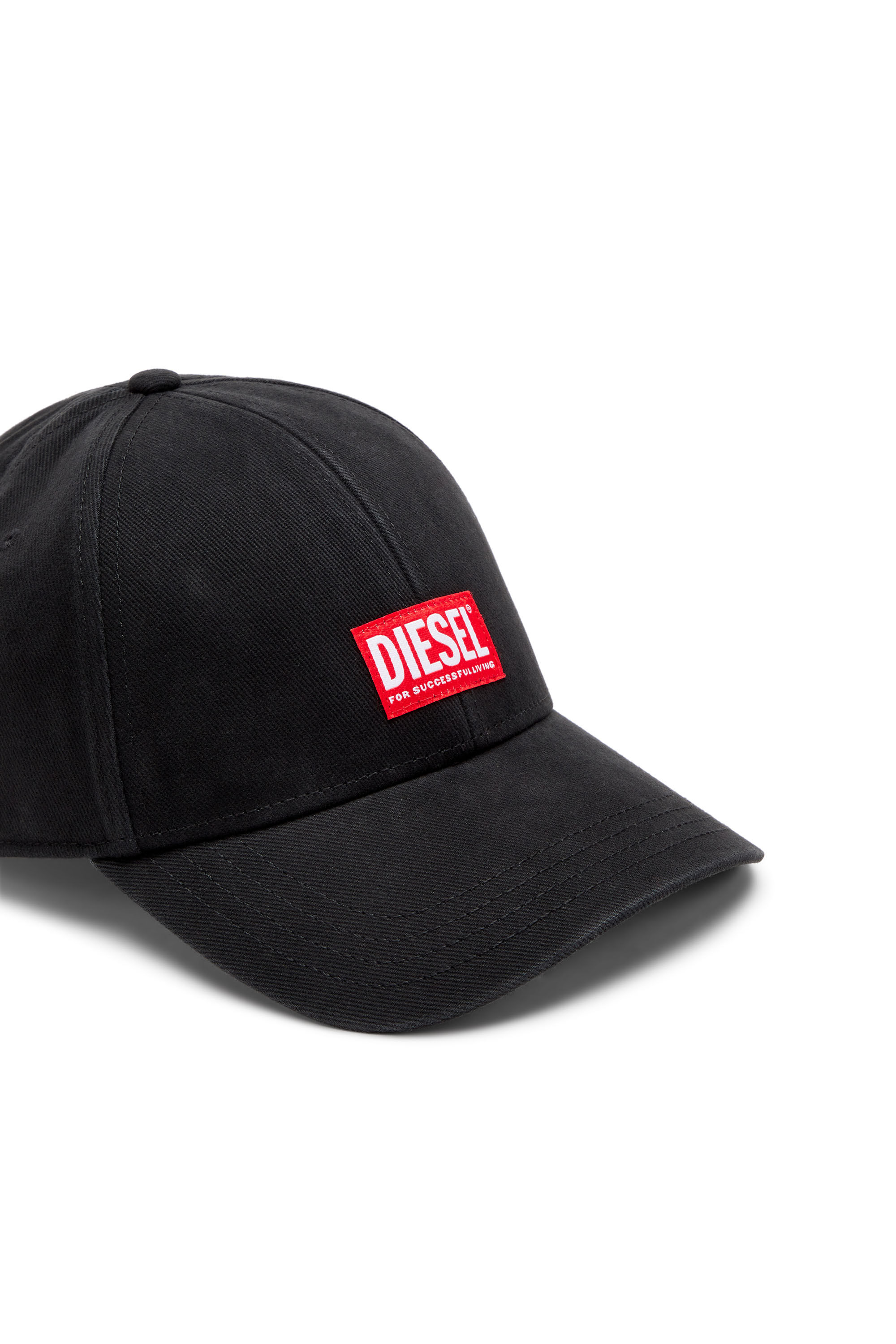 帽子 cap(DIESEL ) Men's Baseball cap with logo patch | Diesel CORRY-JACQ-WASH