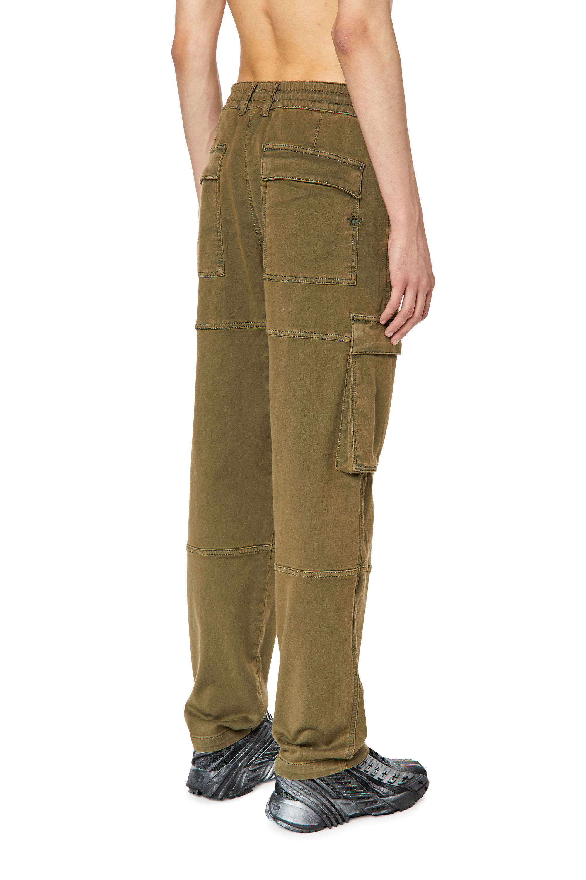 Diesel - Tapered 2030 D-Krooley Joggjeans® 068DY, Military Green - Image 4