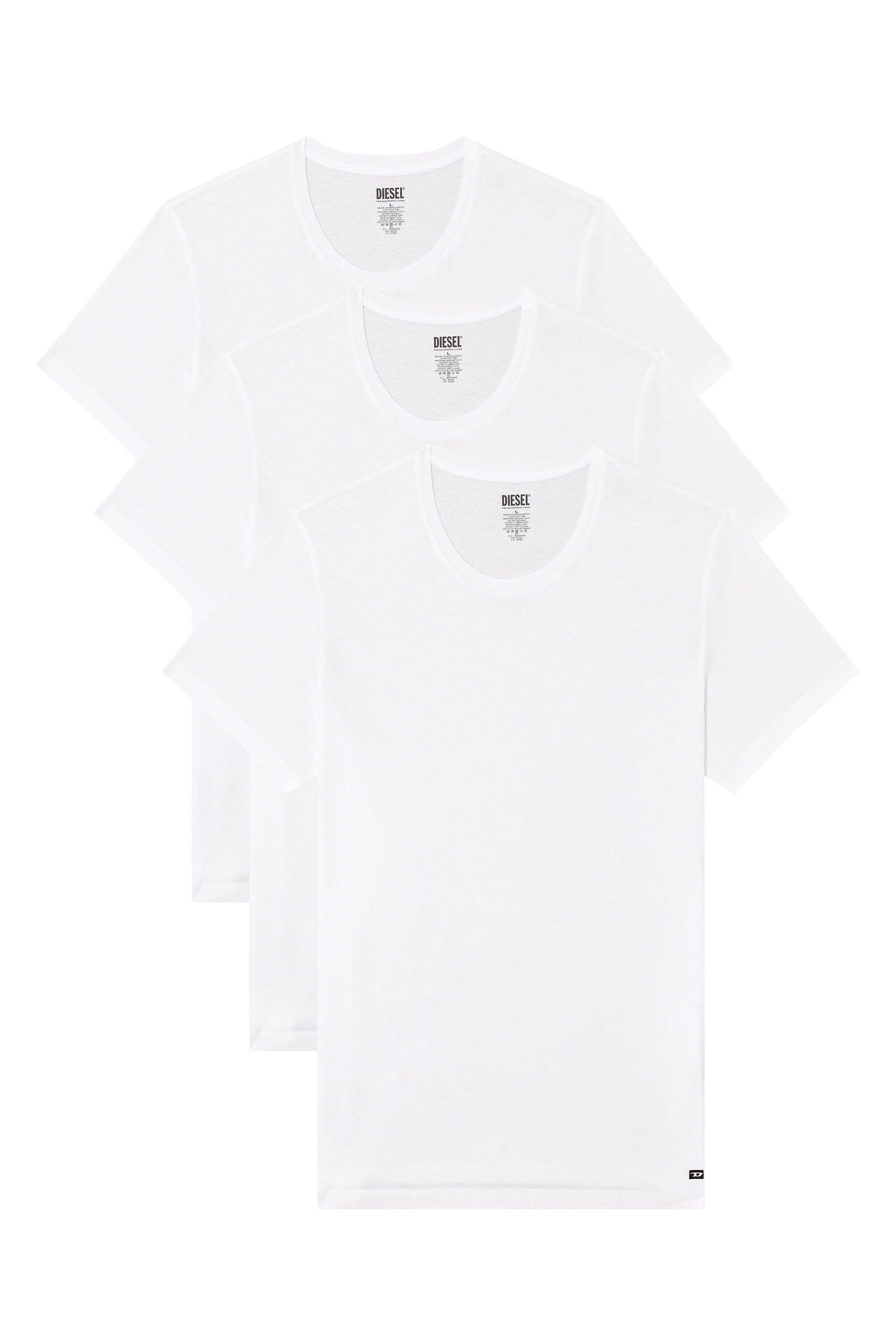 DIESEL A17828 0LIAD E4124 RANDAL-D-BOX-3PACK 3枚セット RANDAL-D-BOX-3PACK Three-pack of T-shirts｜ブラック｜メンズ