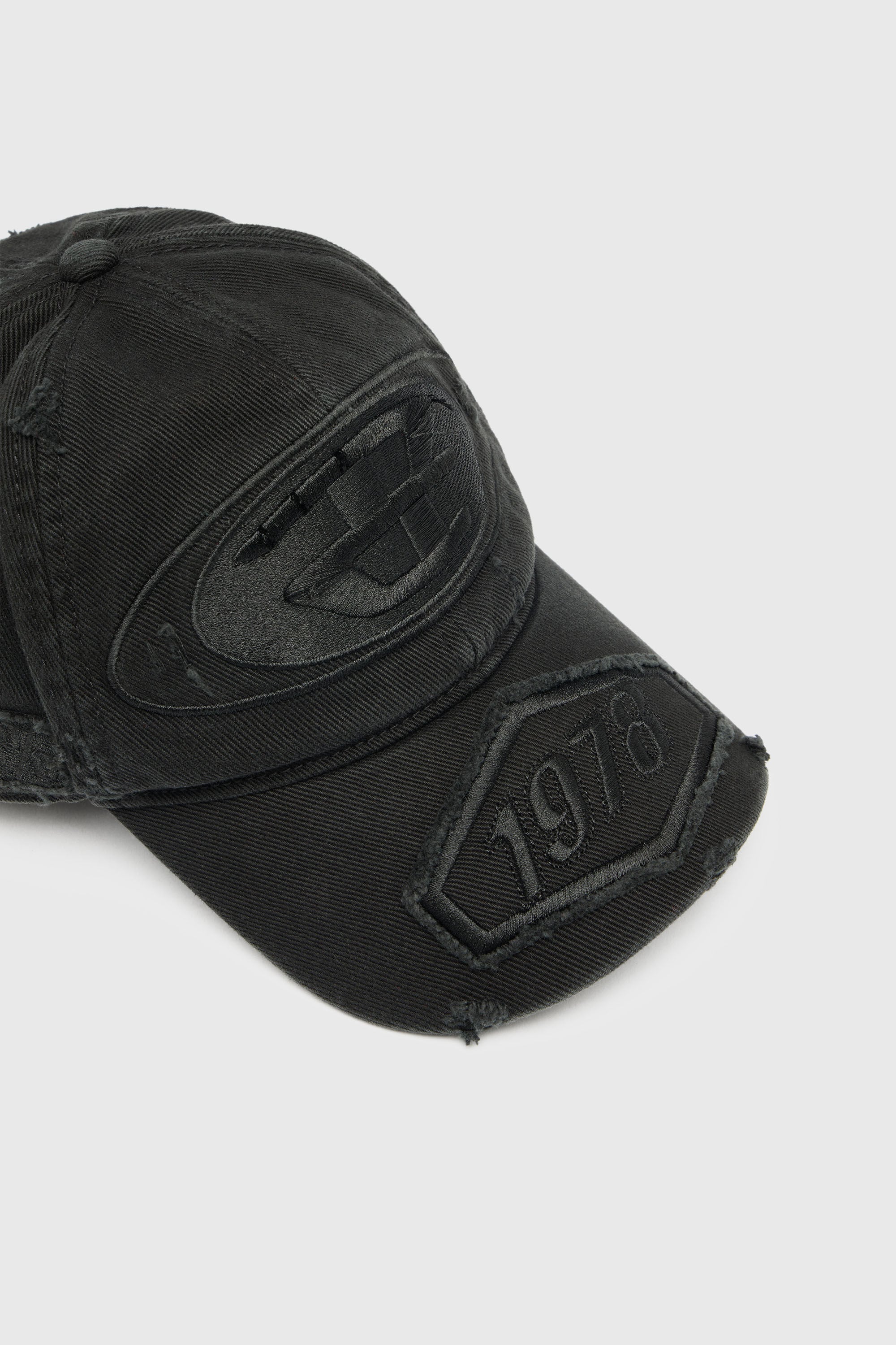 Diesel - C-BRAFF, Unisex's Baseball cap with embroidered patches in null - 3
