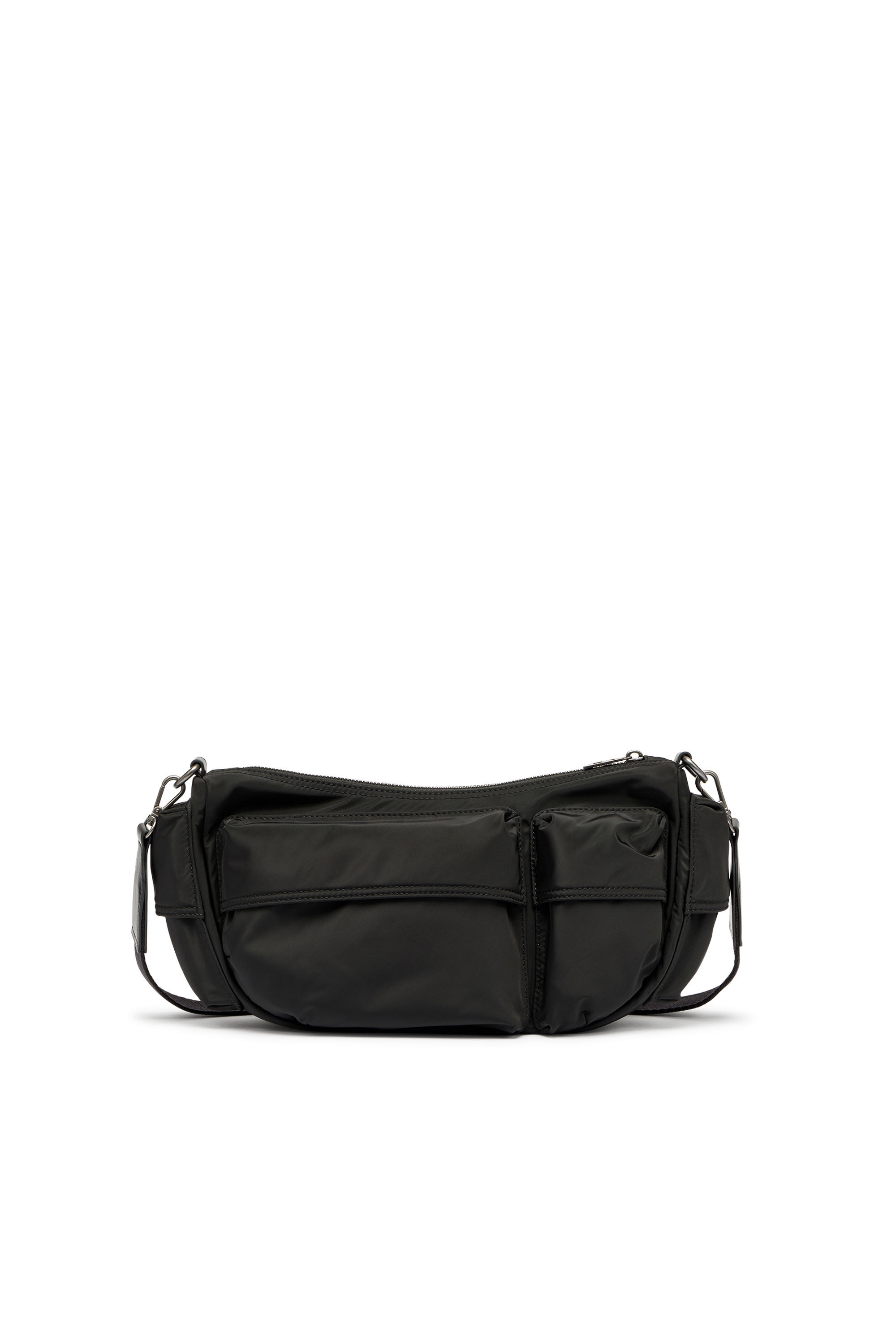 バッグ DIESEL archive shoulder bag multi pocket Women's Multi-Pkts-Multipocket bag in utilitarian shell | Black
