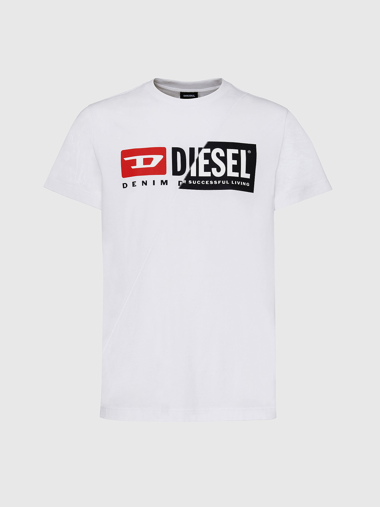 white t shirt grey jeans