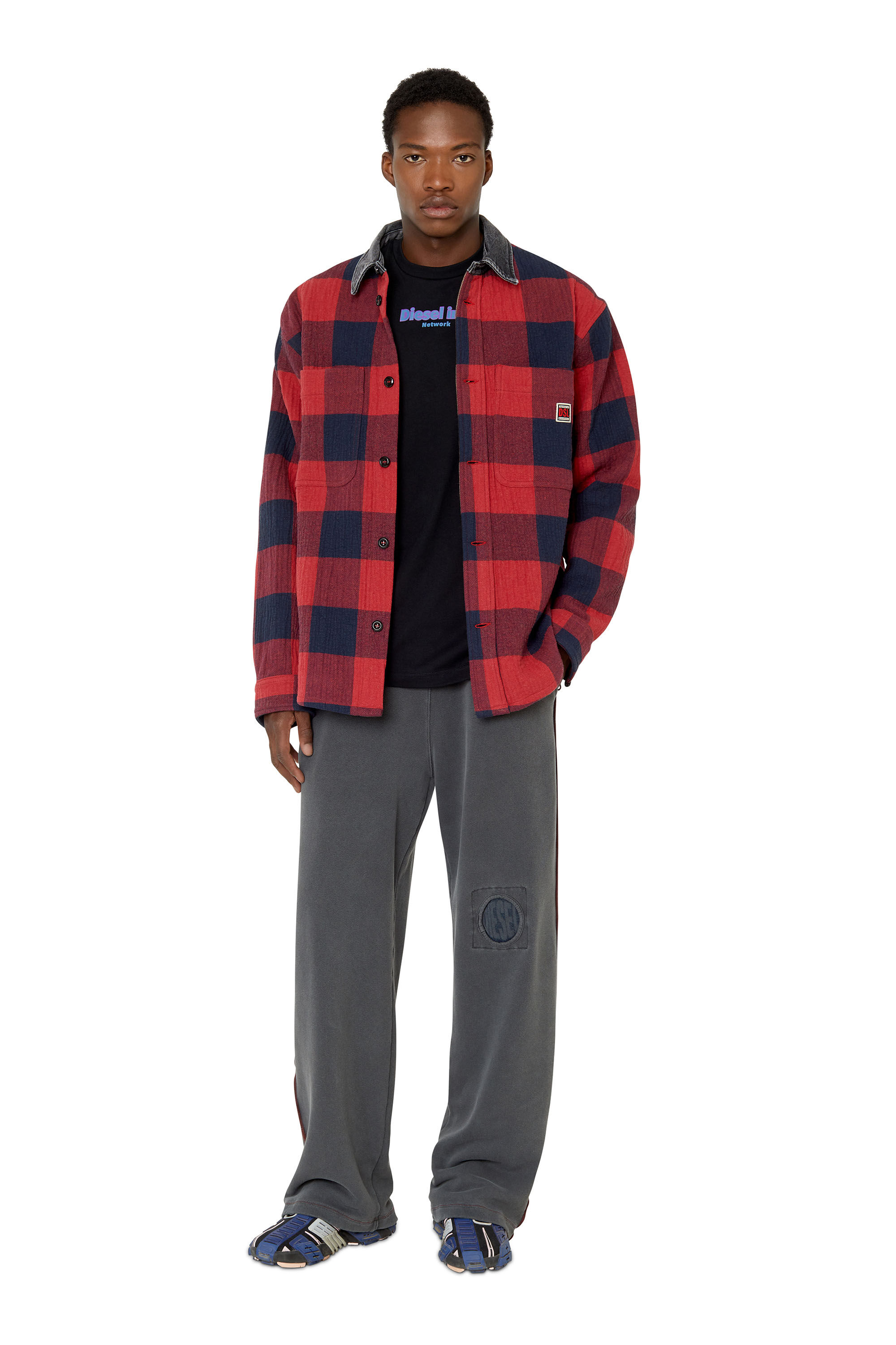 Diesel - S-NAUMAN, Black/Red - Image 1