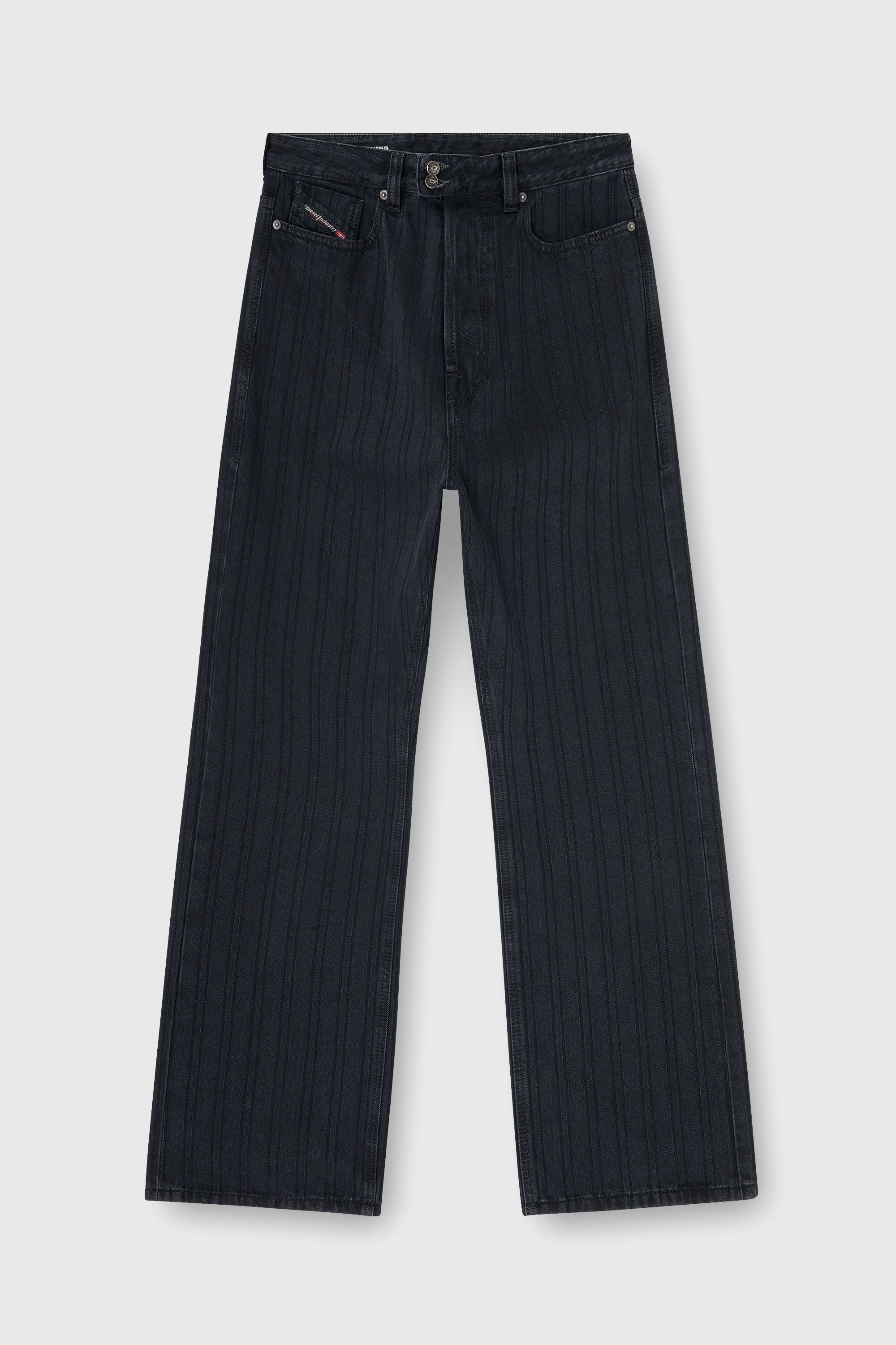 Diesel - Man's Relaxed Jeans 1980 D-Eeper 09Q12, Black/Dark grey - 6
