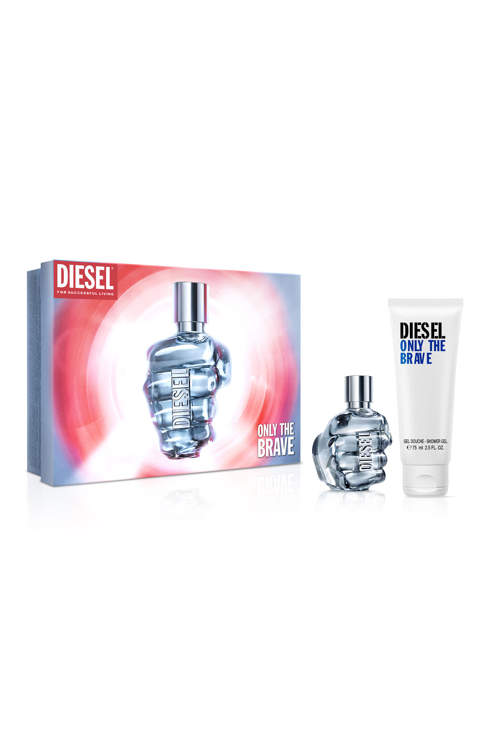 Diesel - DSL OTB EDT SETS V50 + SG75 S26 LG271800, Man's Only The Brave Giftset, Eau De Toilette in Blue - 1