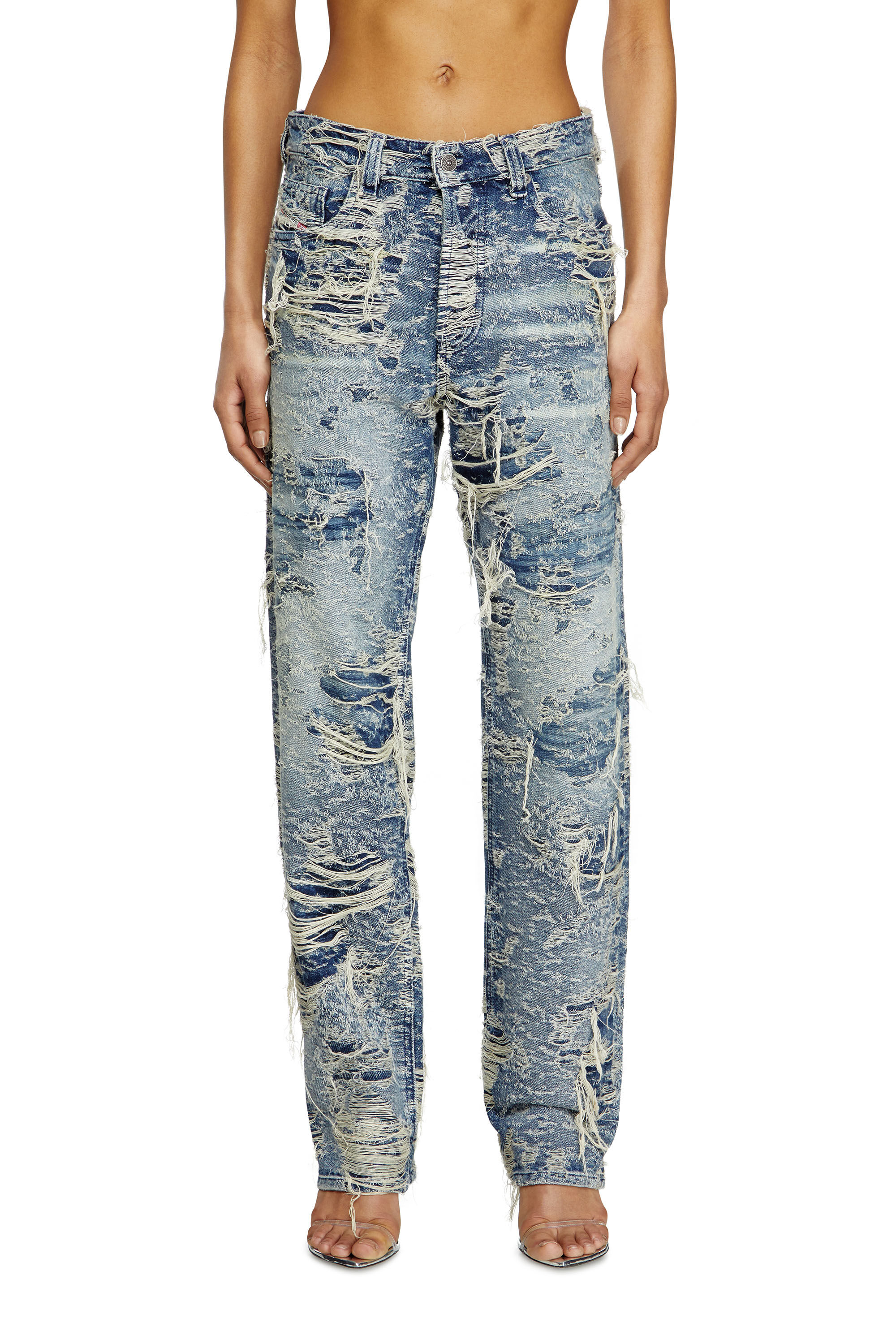 デニム・ジーパン DIESEL Woman Jeans Blue A1919309M04 01 Women's Regular Jeans | Medium blue | Diesel 1988 D-Ark