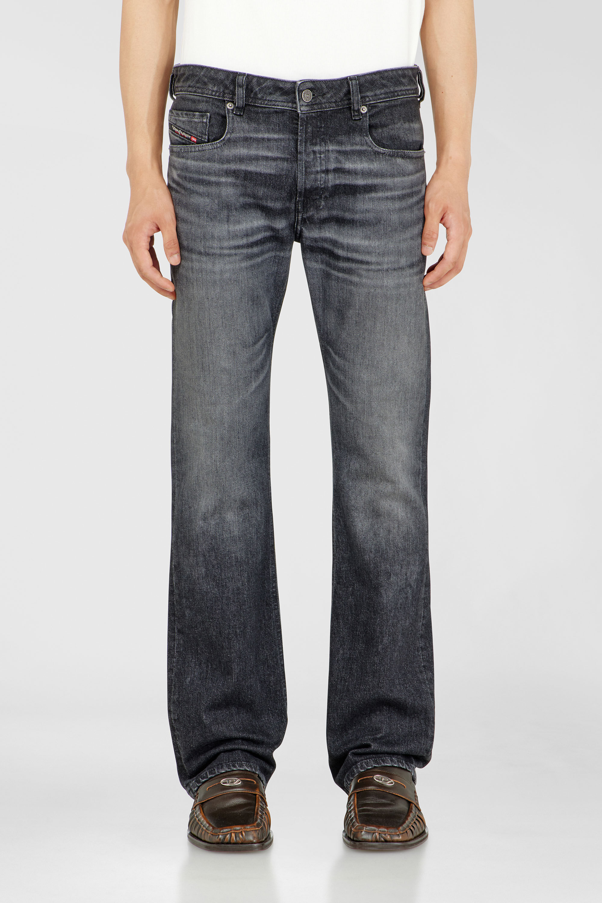 Diesel - Man's Bootcut Jeans 2007 Zatiny 09N48, Black/Dark grey - 4