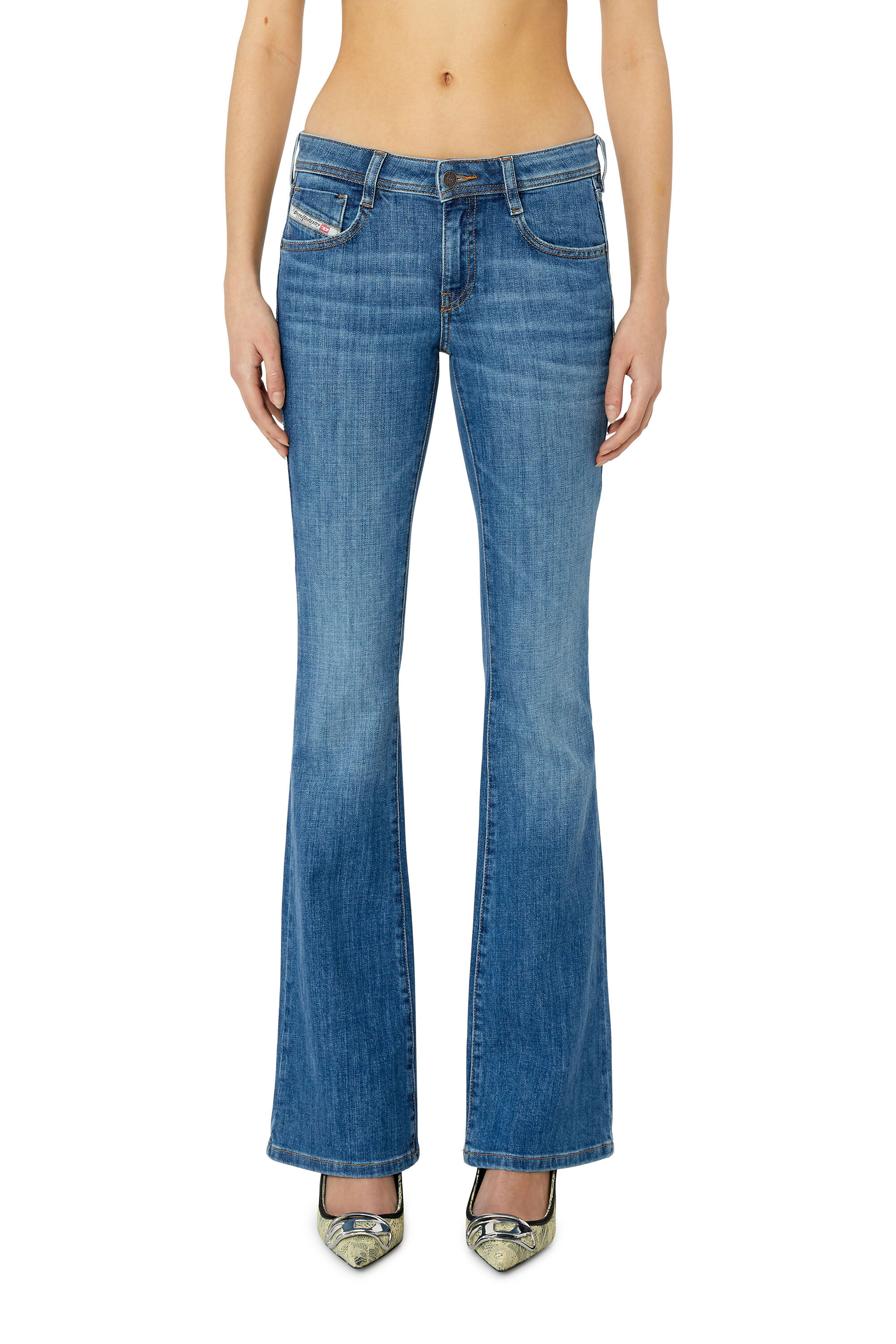 Diesel - 1969 D-Ebbey 0EKAI Bootcut and Flare Jeans, Medium blue - Image 3