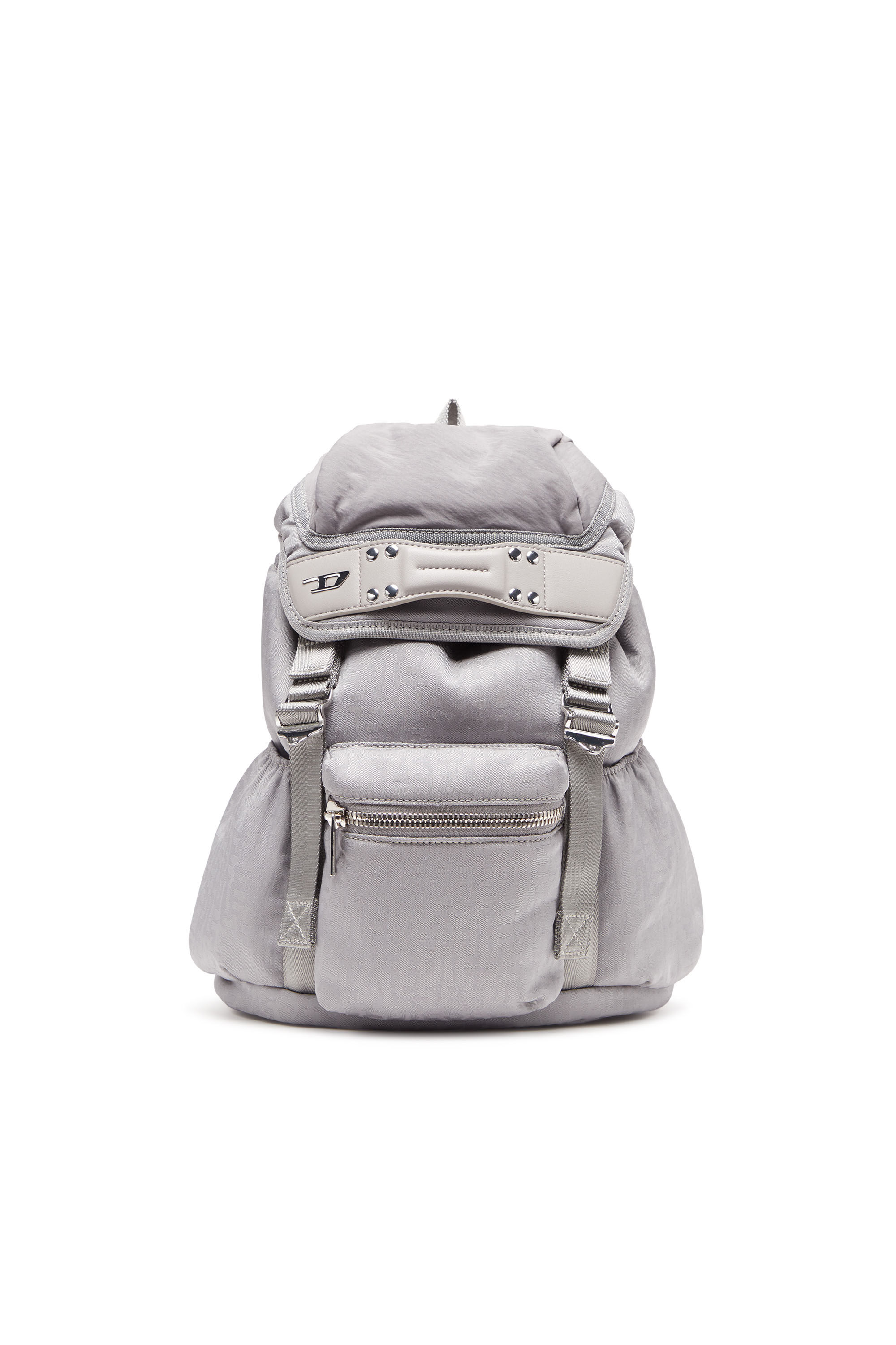 Grey top nylon backpack