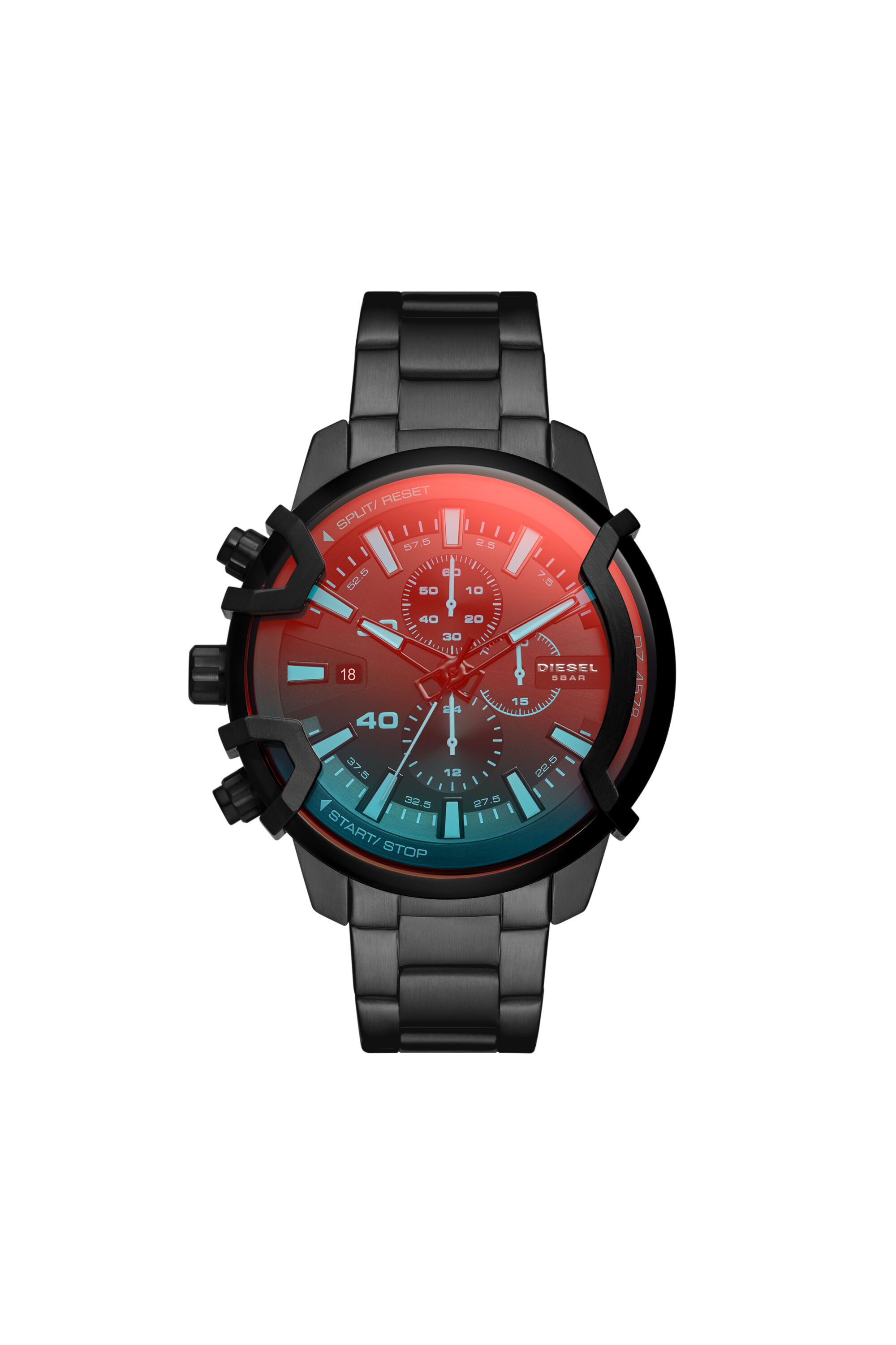 高級ブランド Man: DZ4578 Griffed Diesel | Watch Steel Stainless Chronograph 時計