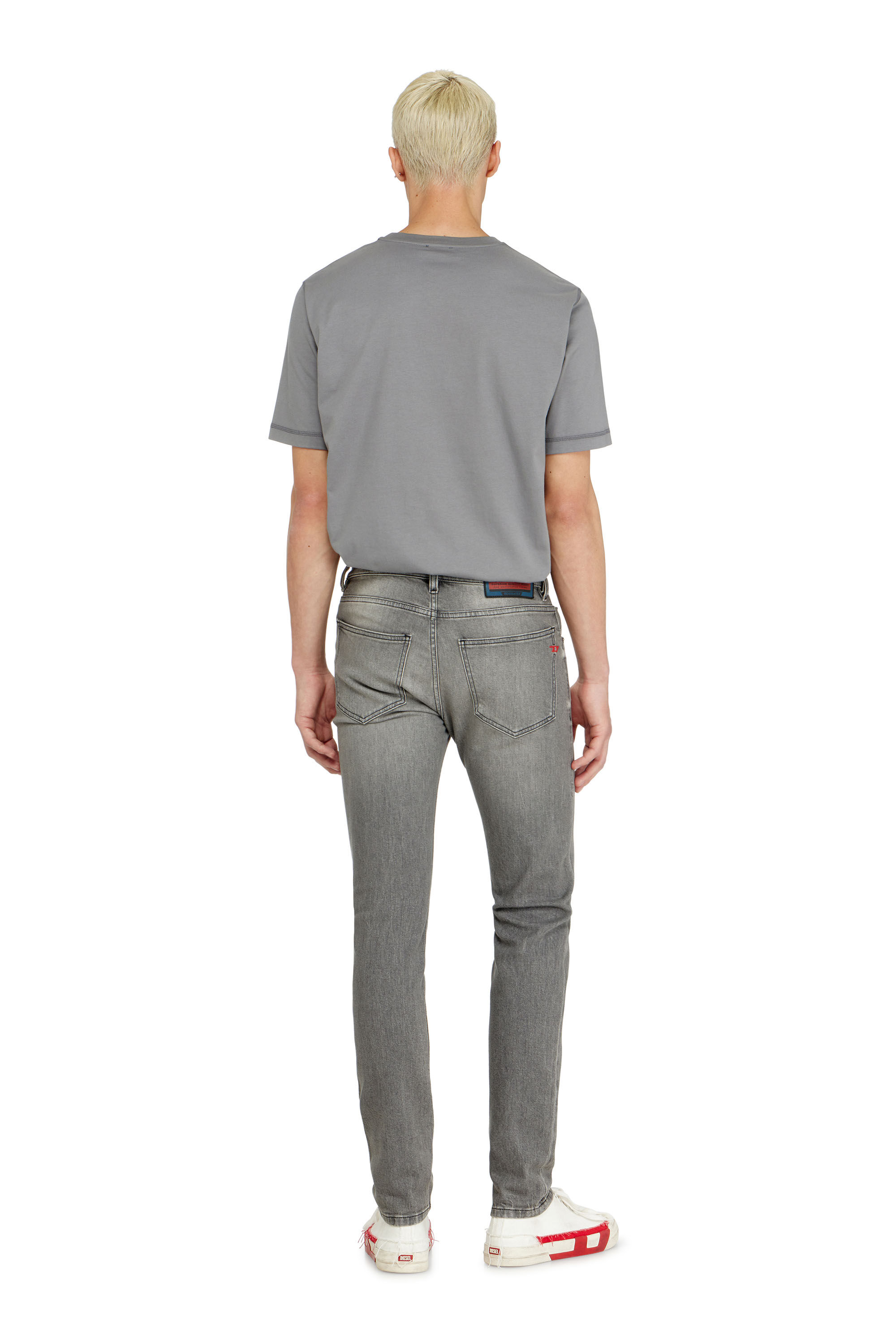 Diesel - Man's Slim Jeans 2019 D-Strukt 0KBBL, Light Grey - 3