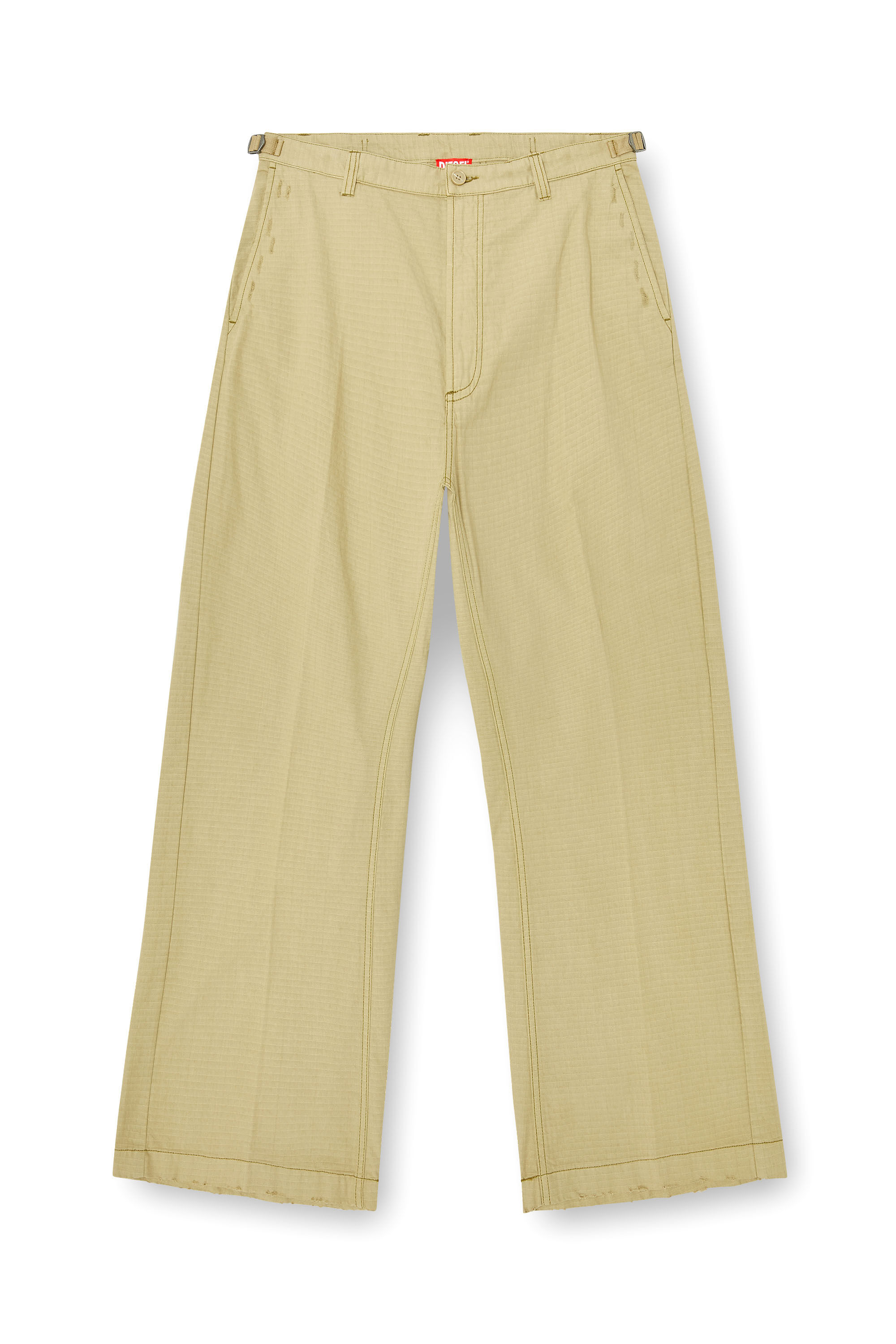 Diesel - P-BALL, Man's Cotton ripstop pants with side buckles in null - 2