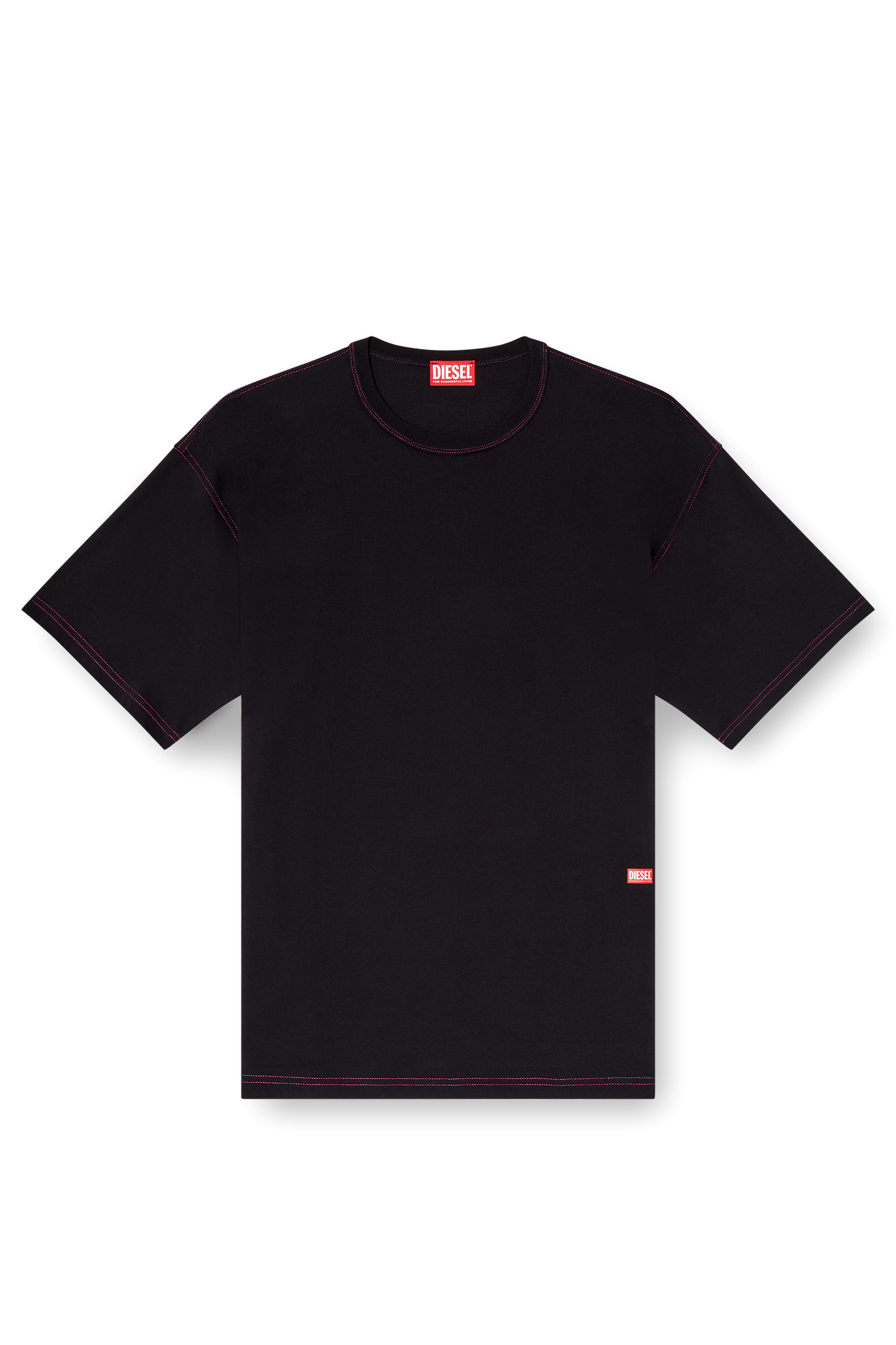 Diesel - T-BOXT-R18, Man's T-shirt with apple core print in Black - 2