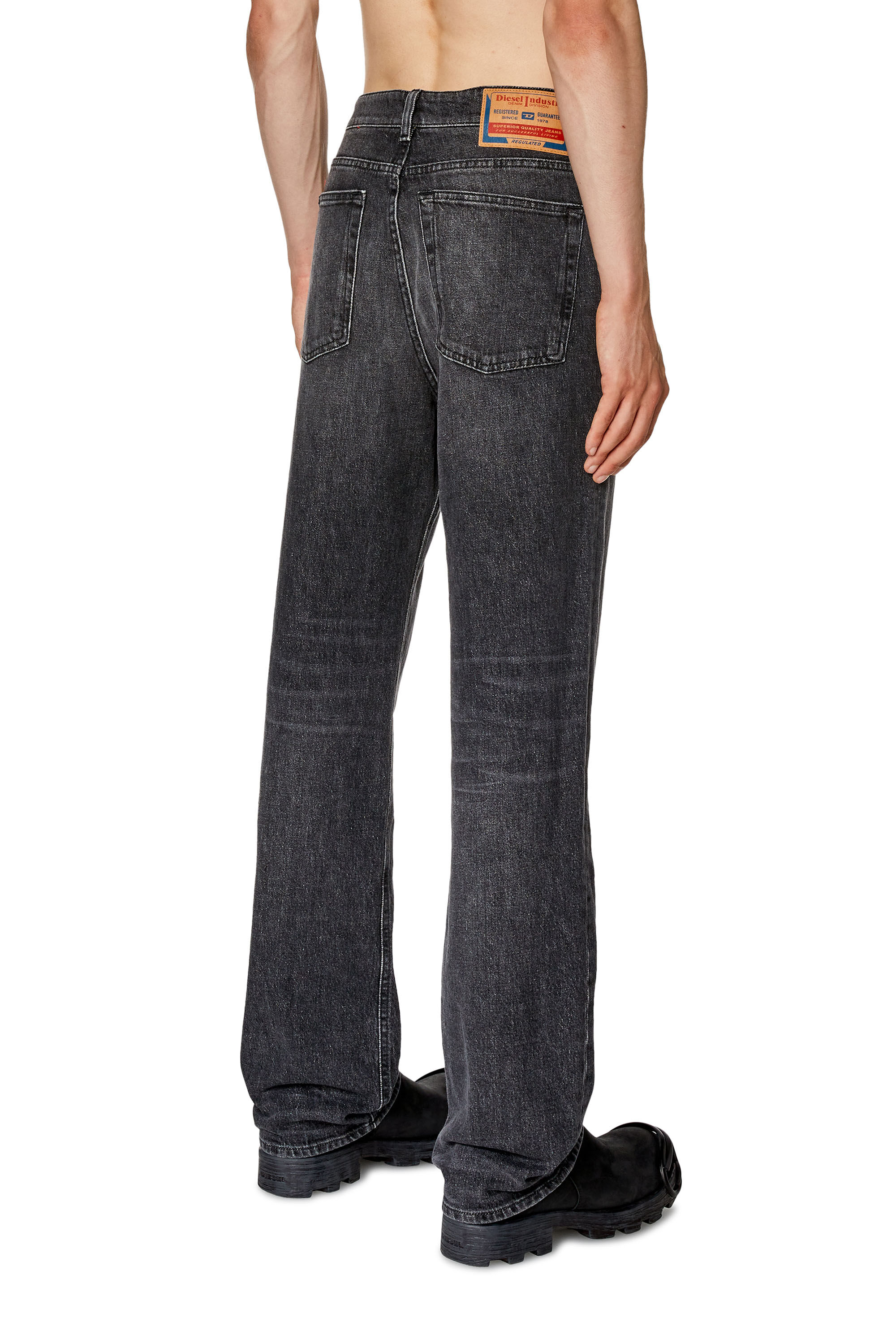 Diesel - Straight Jeans 1955 D-Rekiv 0CKAH, Black/Dark grey - Image 4