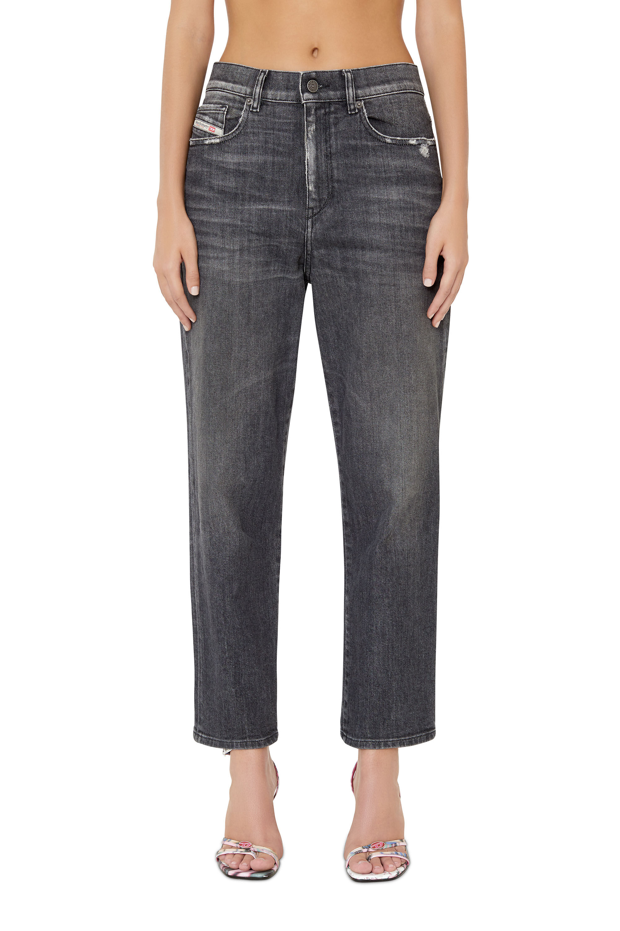 Diesel - 2016 D-Air 09E46 Boyfriend Jeans, Black/Dark grey - Image 3
