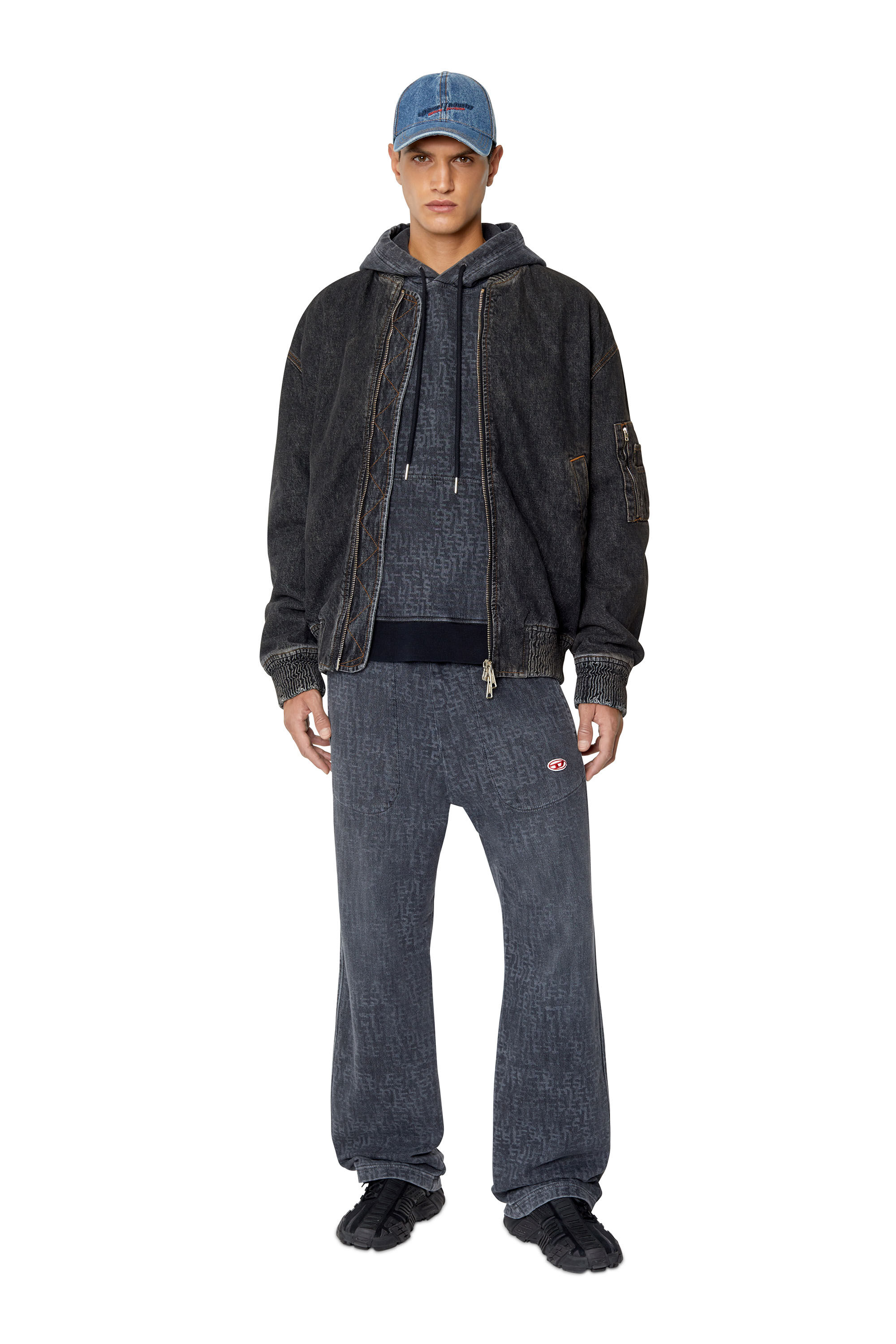 Diesel - D-WELTIK, Black/Dark grey - Image 1