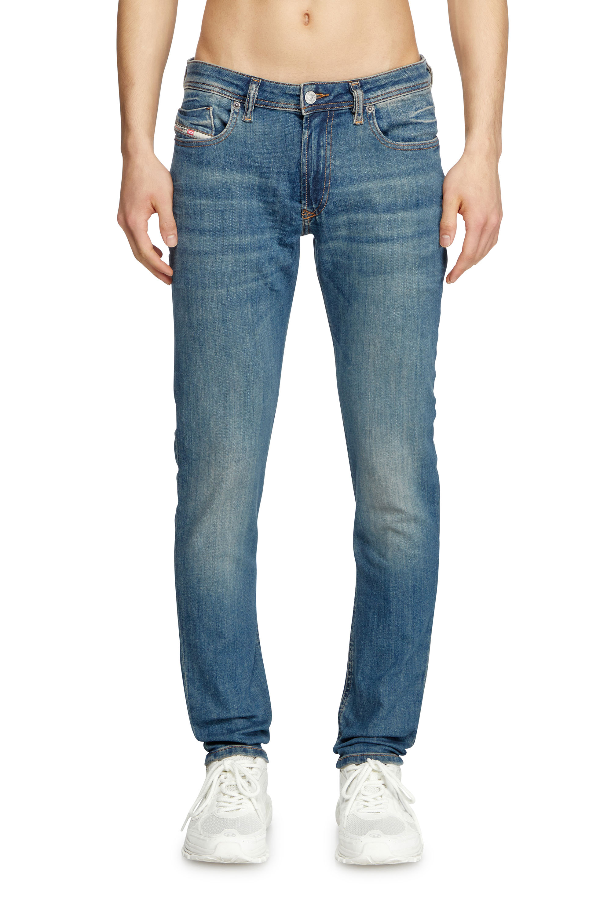 Diesel - Man's Skinny Jeans 1979 Sleenker 0BMBT, Medium blue - 3