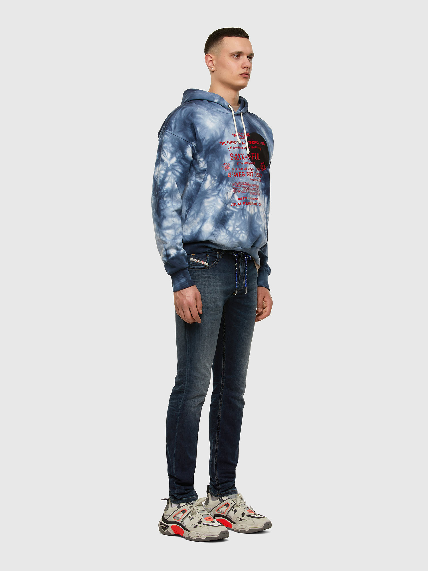 Thommer JoggJeans 069NE Man: Slim Dark blue Jeans | Diesel