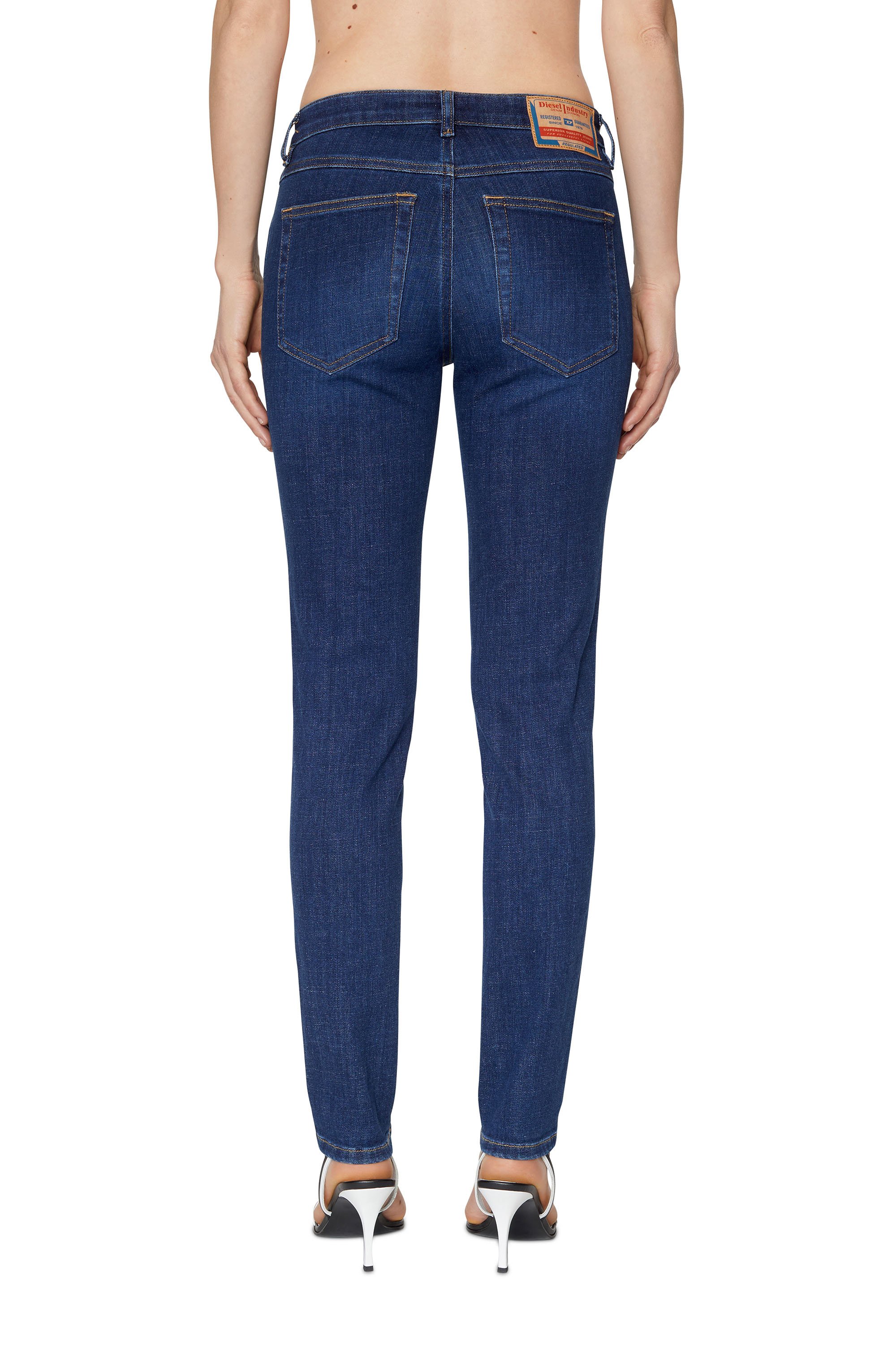 Diesel - Skinny Jeans 2015 Babhila 09C58, Dark Blue - Image 4