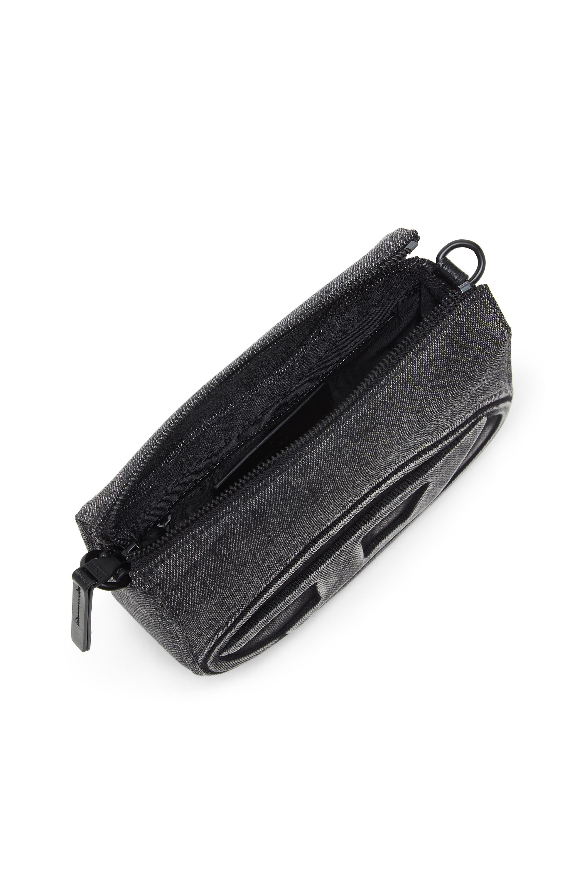 Diesel - 1DR CAMERA BAG, Unisex's 1DR-Camera bag in washed denim in Grey Jeans - 3
