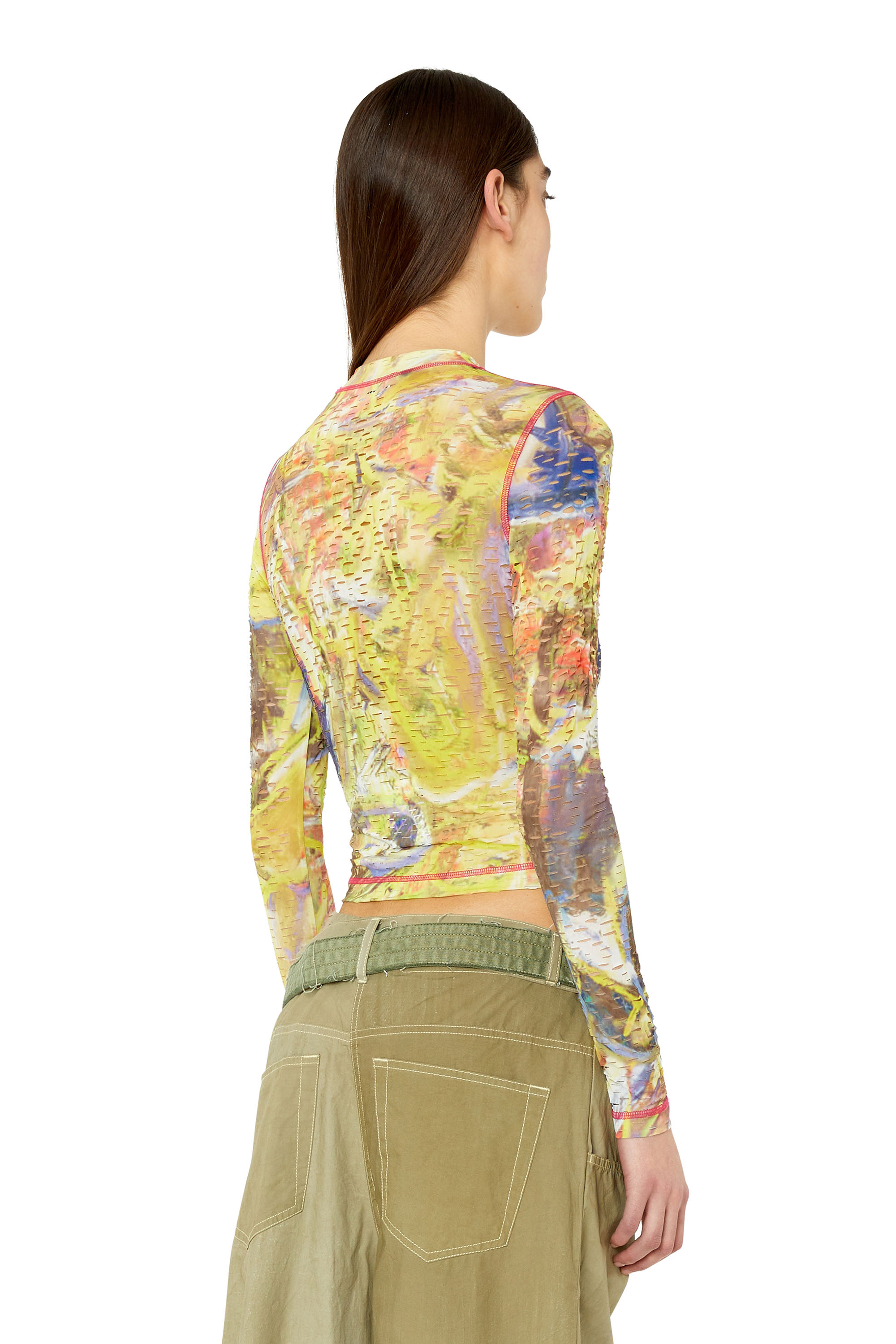Diesel - T-CLADDY, White/Yellow - Image 4