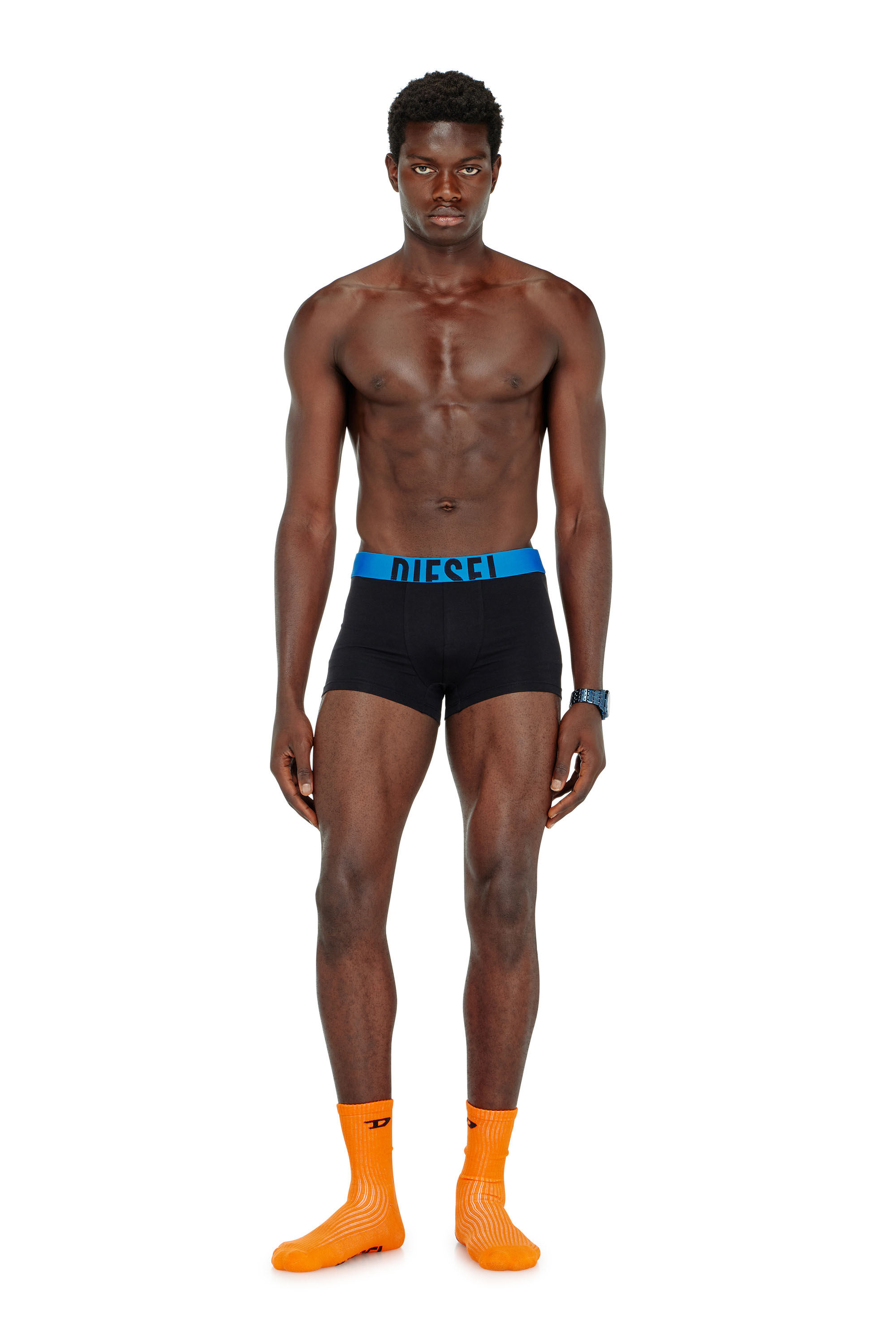 Diesel - DAMIEN-D-POP-3PACK-40, Man's Three-pack boxer briefs in stretch cotton in null - 1