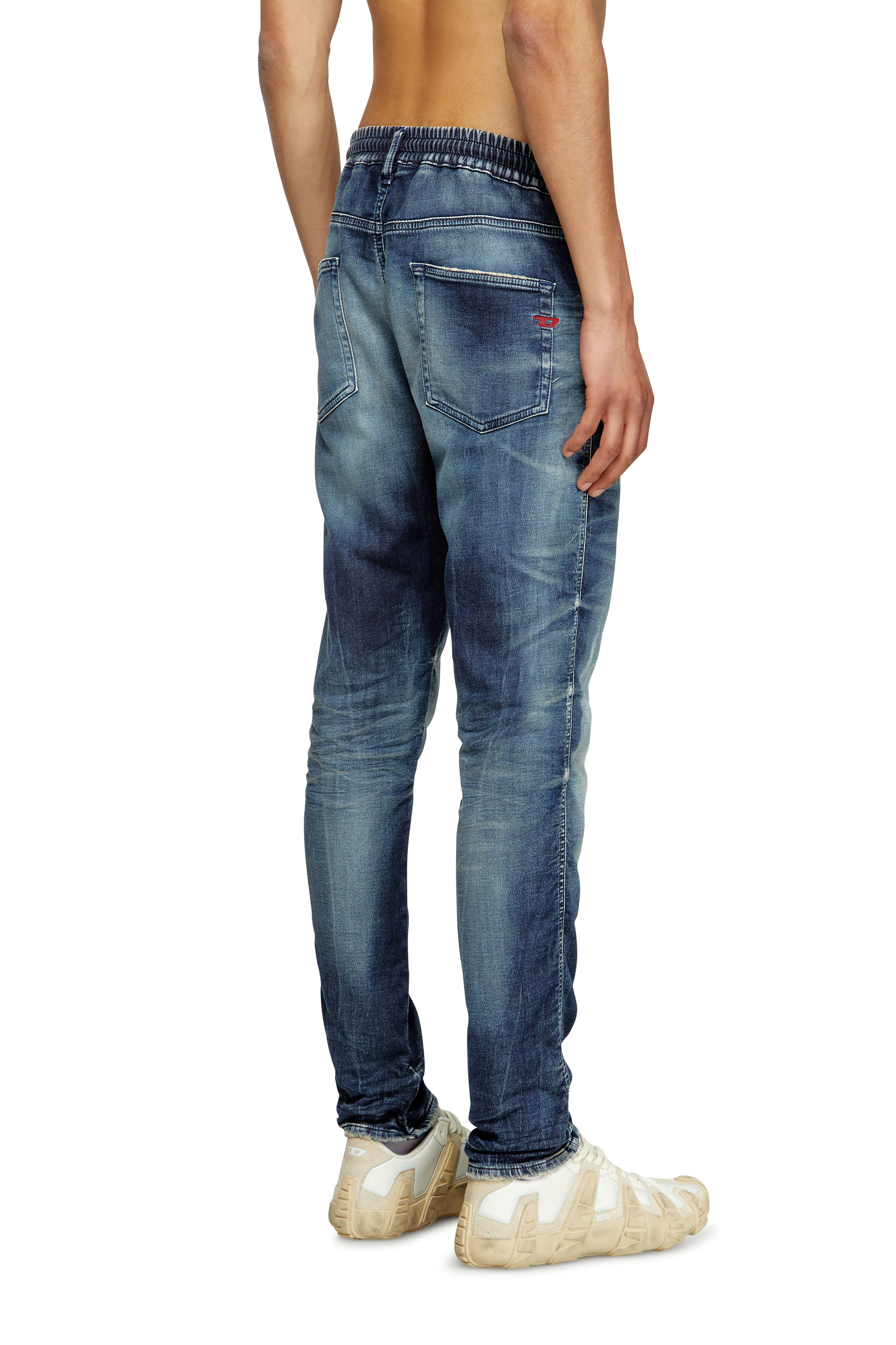 Diesel - Man's Slim 2062 D-Strukt Joggjeans® 068RZ, Dark Blue - 4