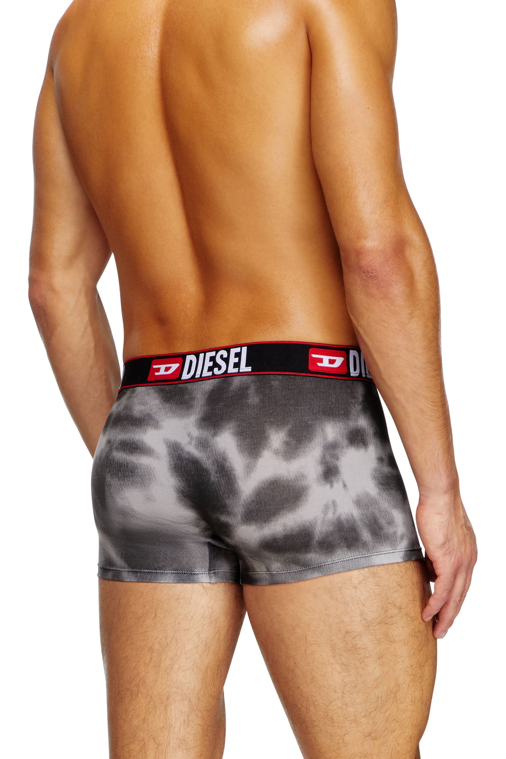 Diesel - UMBX-DAMIEN, Man's Boxer briefs with cloudy print in Black - 3