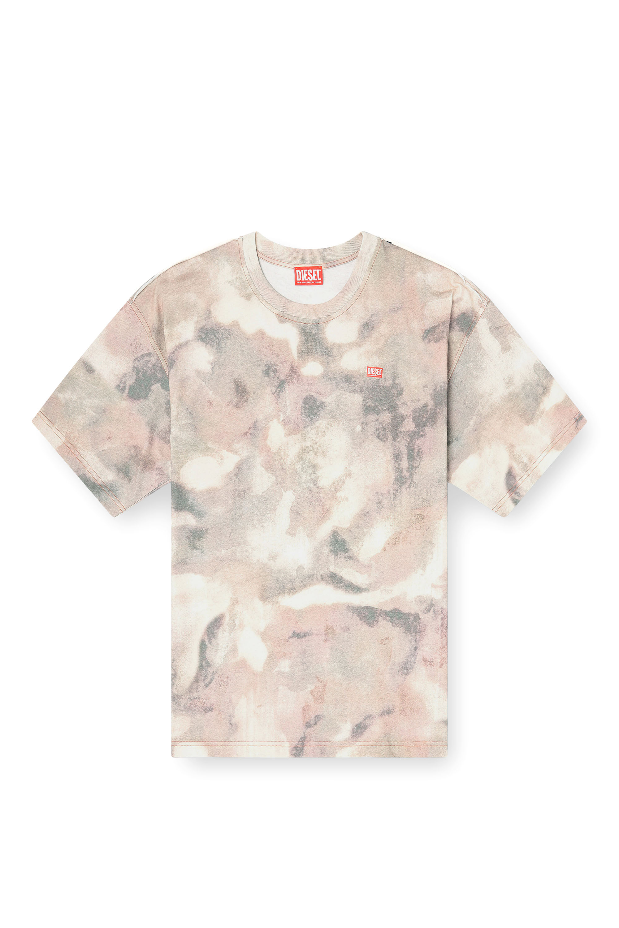Diesel - T-BOXT-V7, Man's Heavy cotton T-shirt with camo print in null - 2