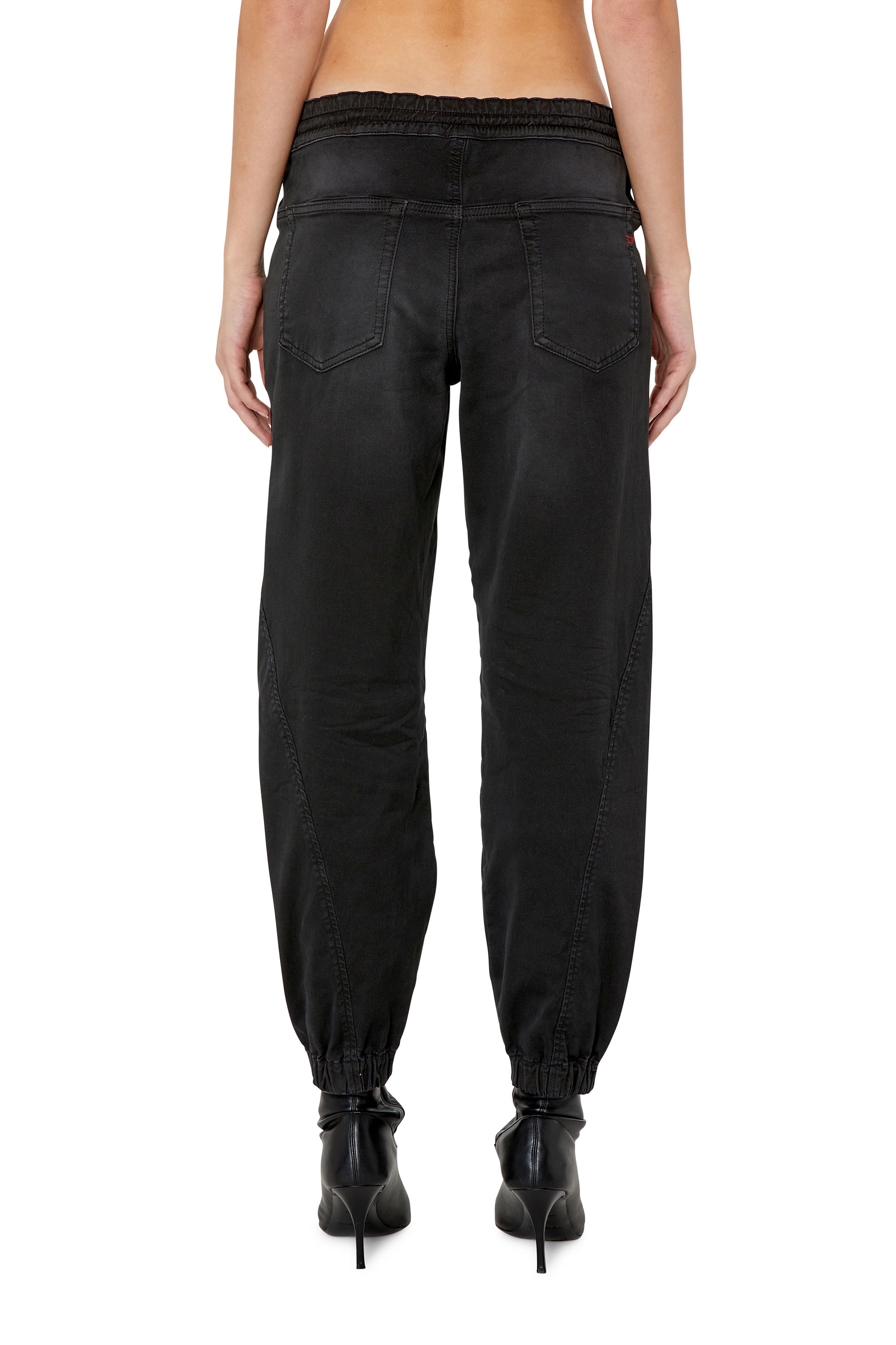 Diesel - Krailey JoggJeans® 0670M Boyfriend, Black/Dark grey - Image 2