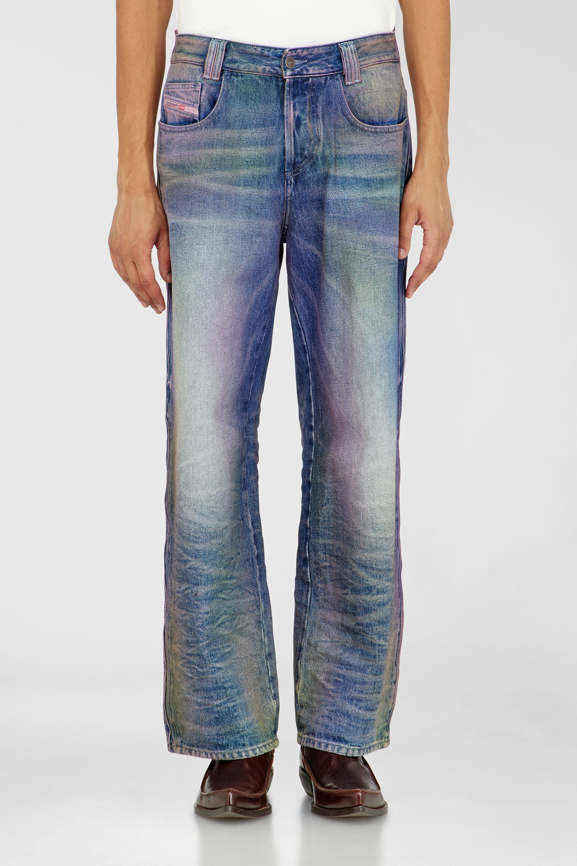 Diesel - Unisex's Relaxed Jeans 1982 D-Hakou 007FW, Medium blue - 1