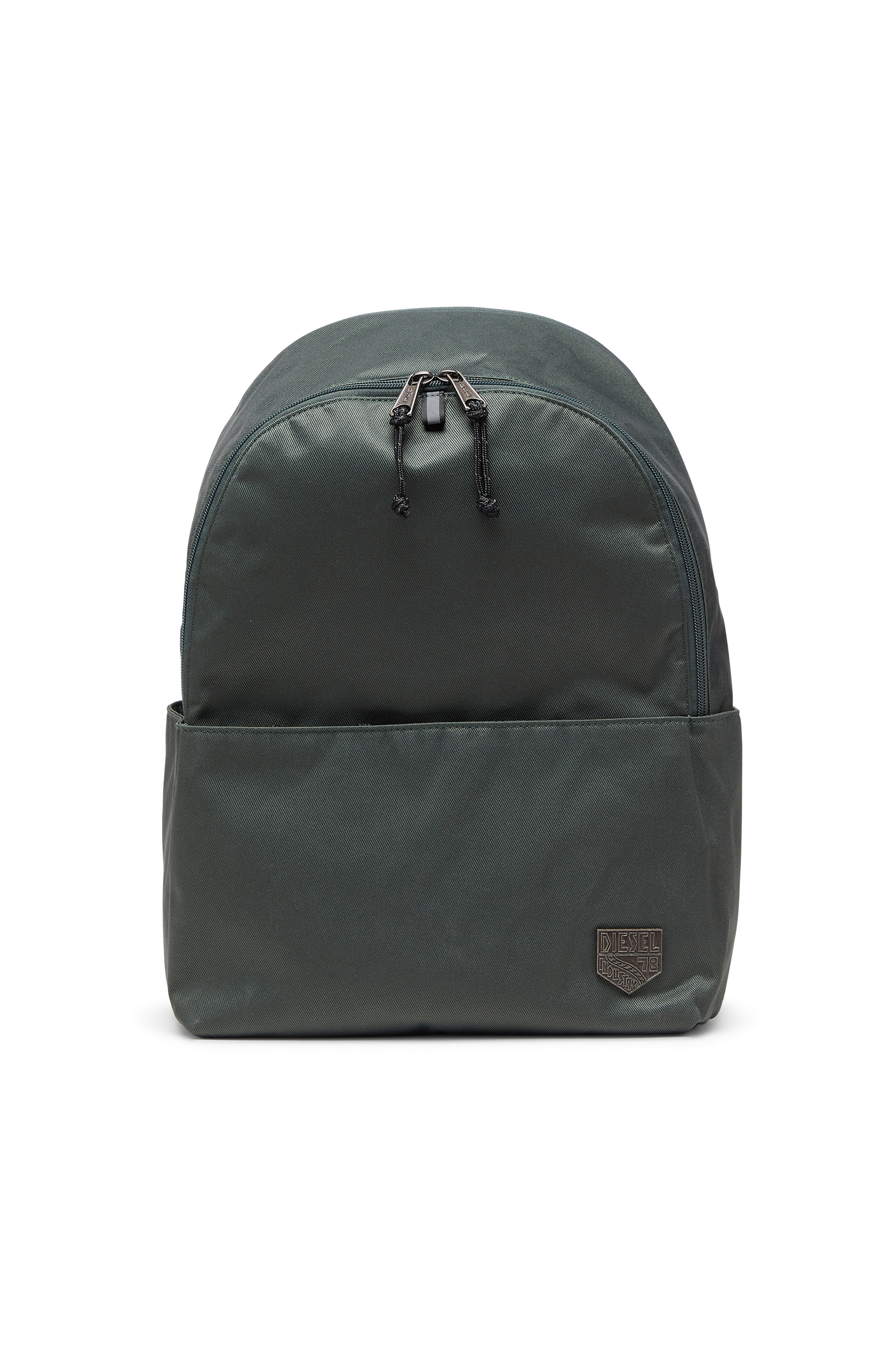 Diesel - D-PACK BACKPACK X, Unisex's D-Pack - Backpack in nylon with emblem logo in Dark Green - 1