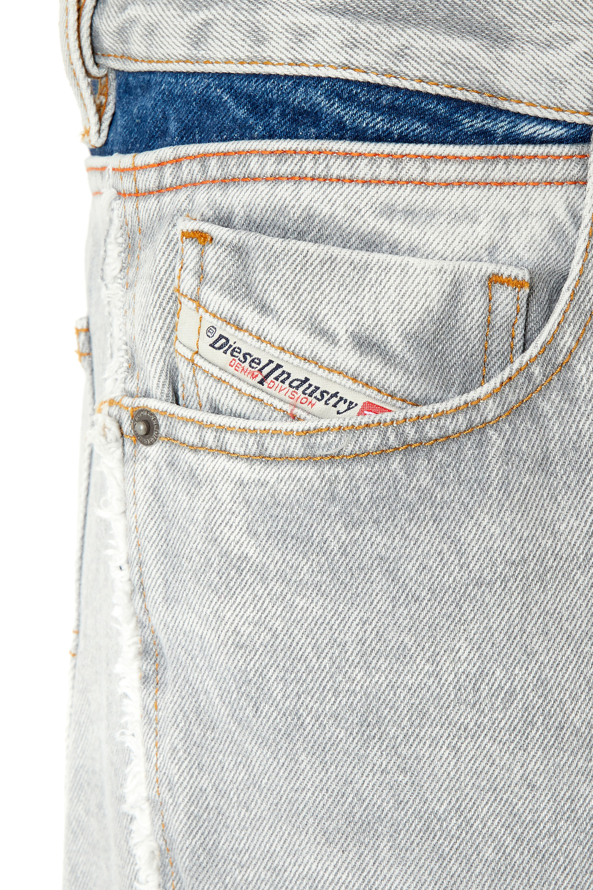Diesel - 1995 D-Sark 007N5 Straight Jeans, Light Grey - Image 3