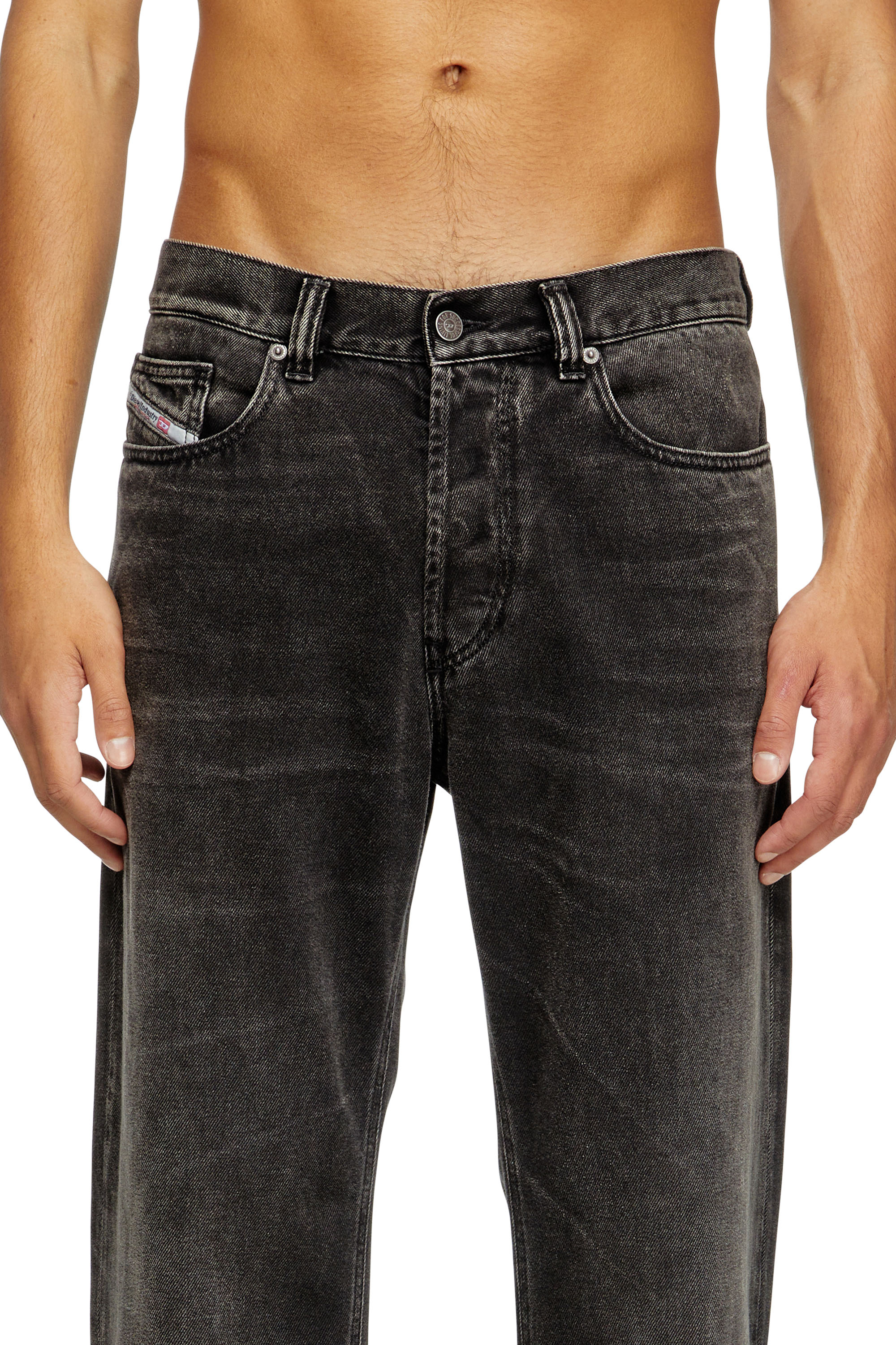 Diesel - Man's Regular Jeans 2024 D-Macs 09J96, Black/Dark grey - 5