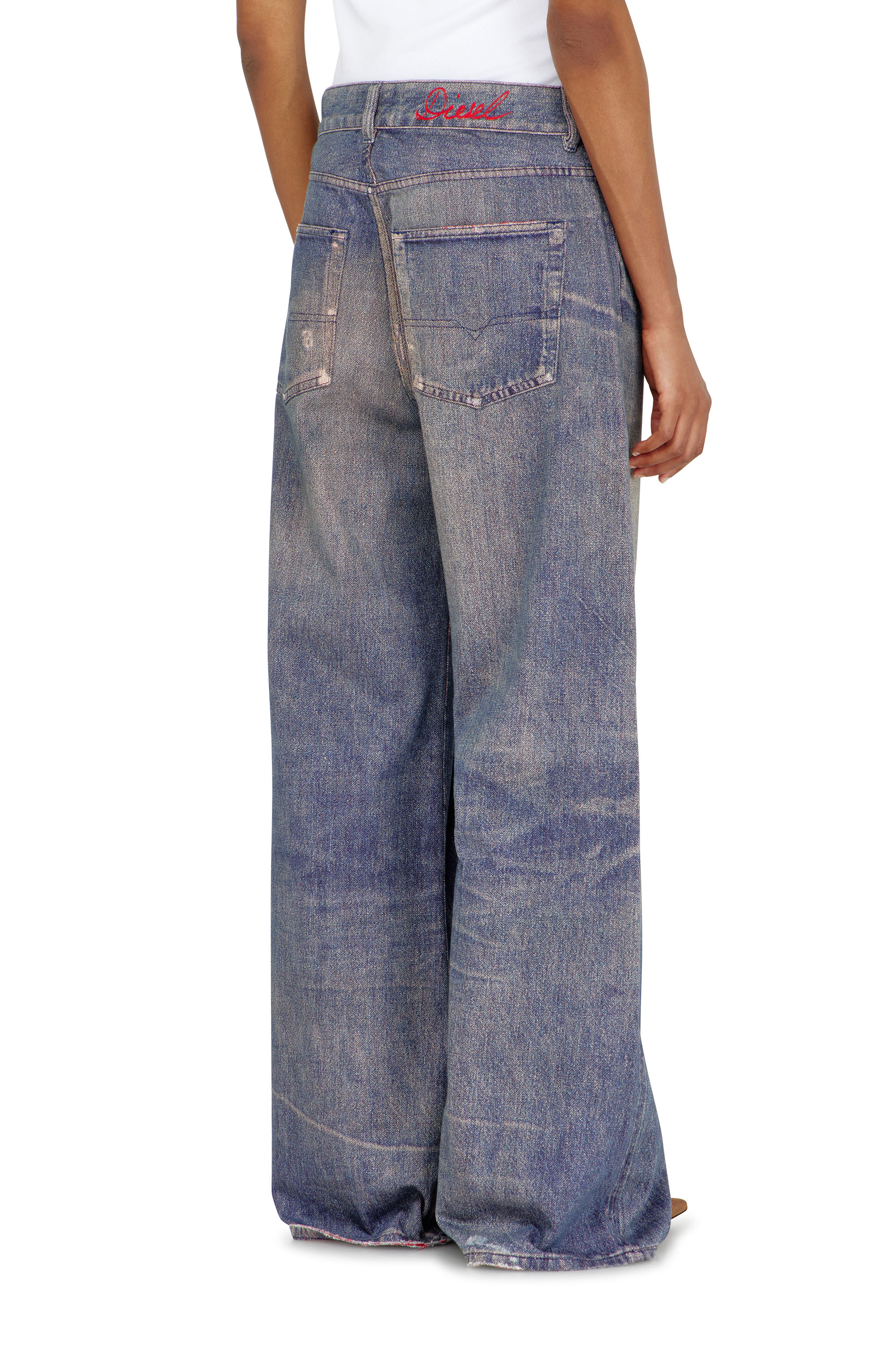 Diesel - Woman's Relaxed Jeans 1996 D-Sire 09P95, Dark Blue - 5