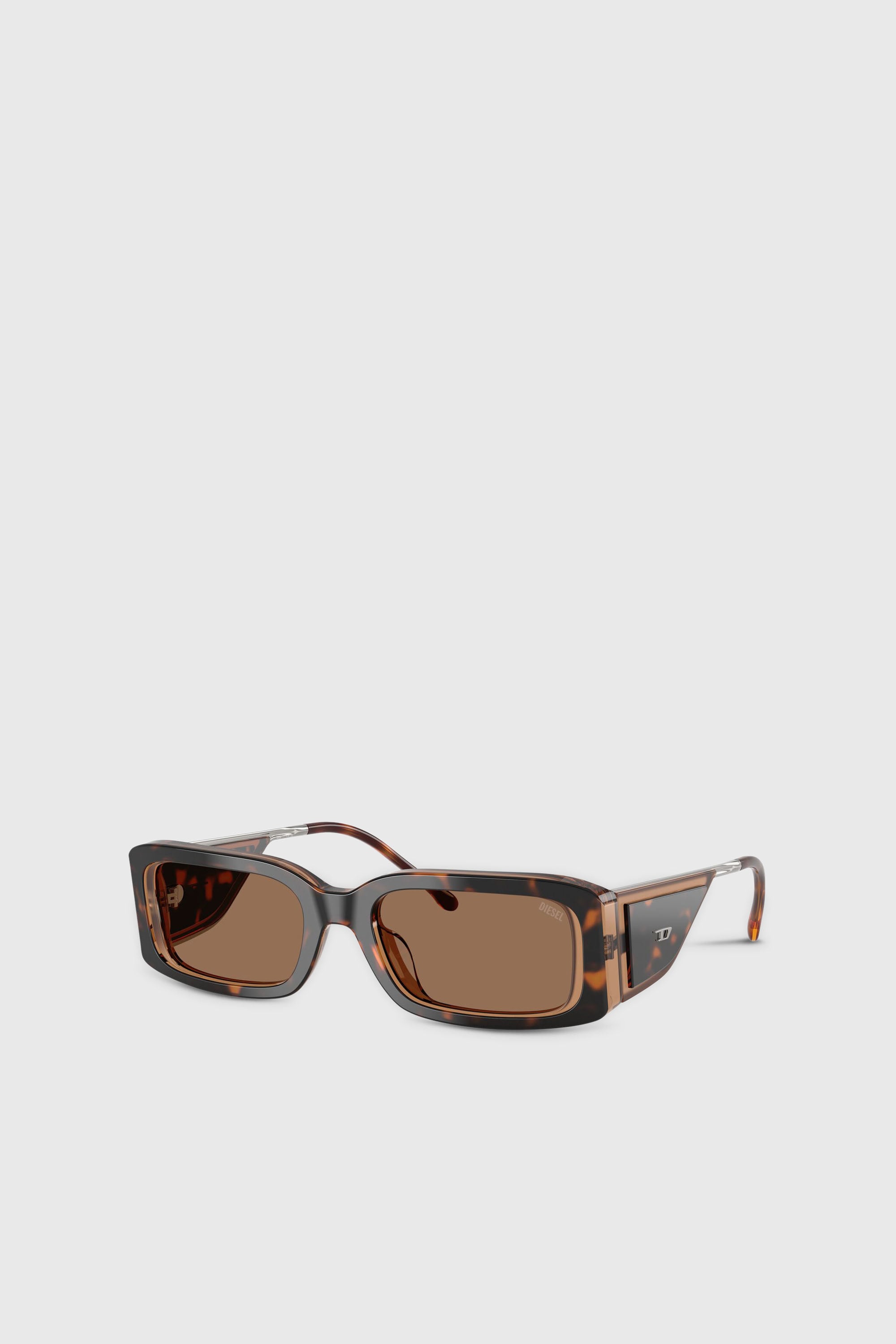 Diesel - 0DL2017U, Unisex's Rectangle sunglasses in Brown - 2