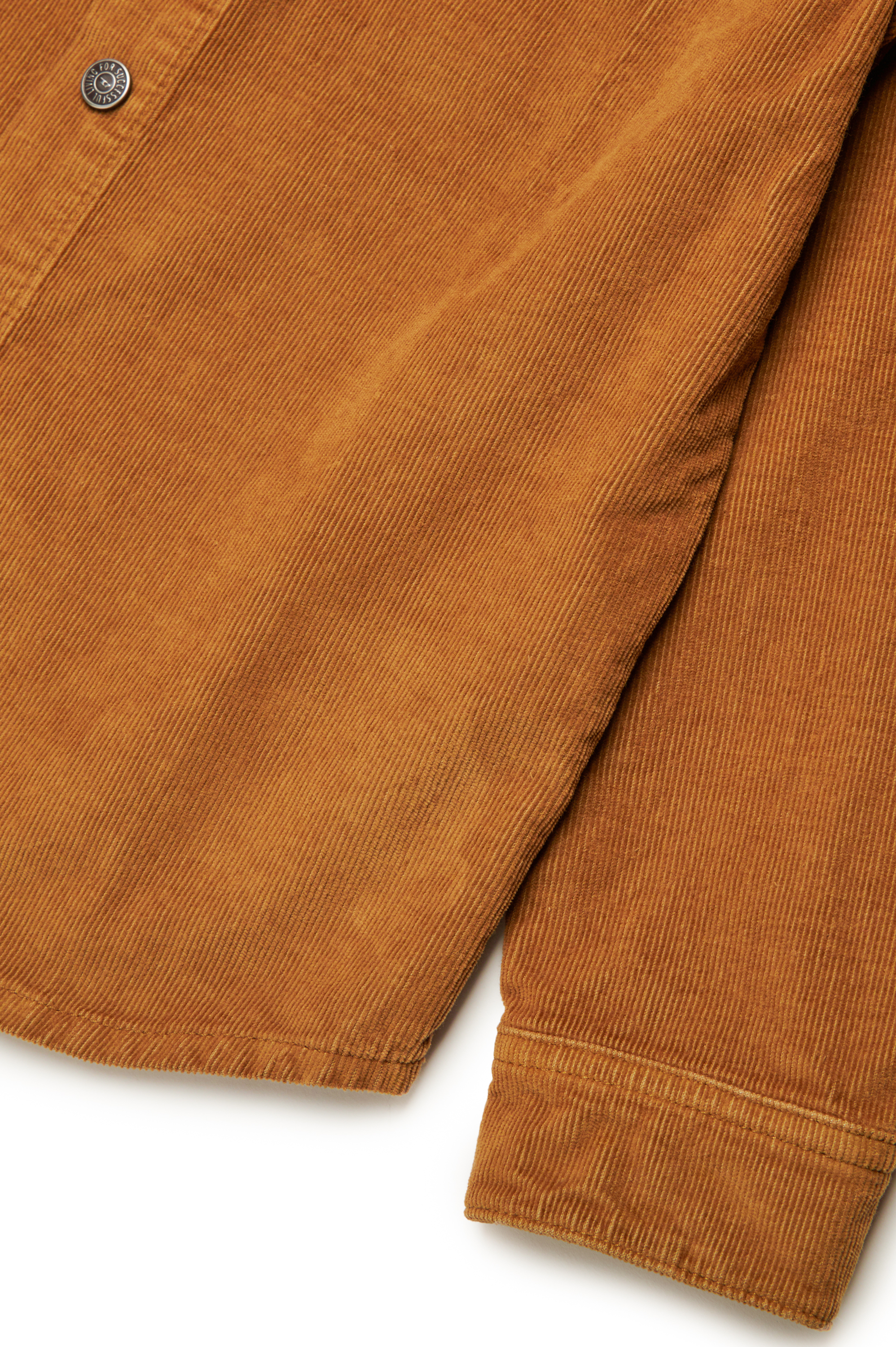 Diesel - CSIMPLY-OVER, Man Corduroy shirt with small D logo in Brown - Image 4