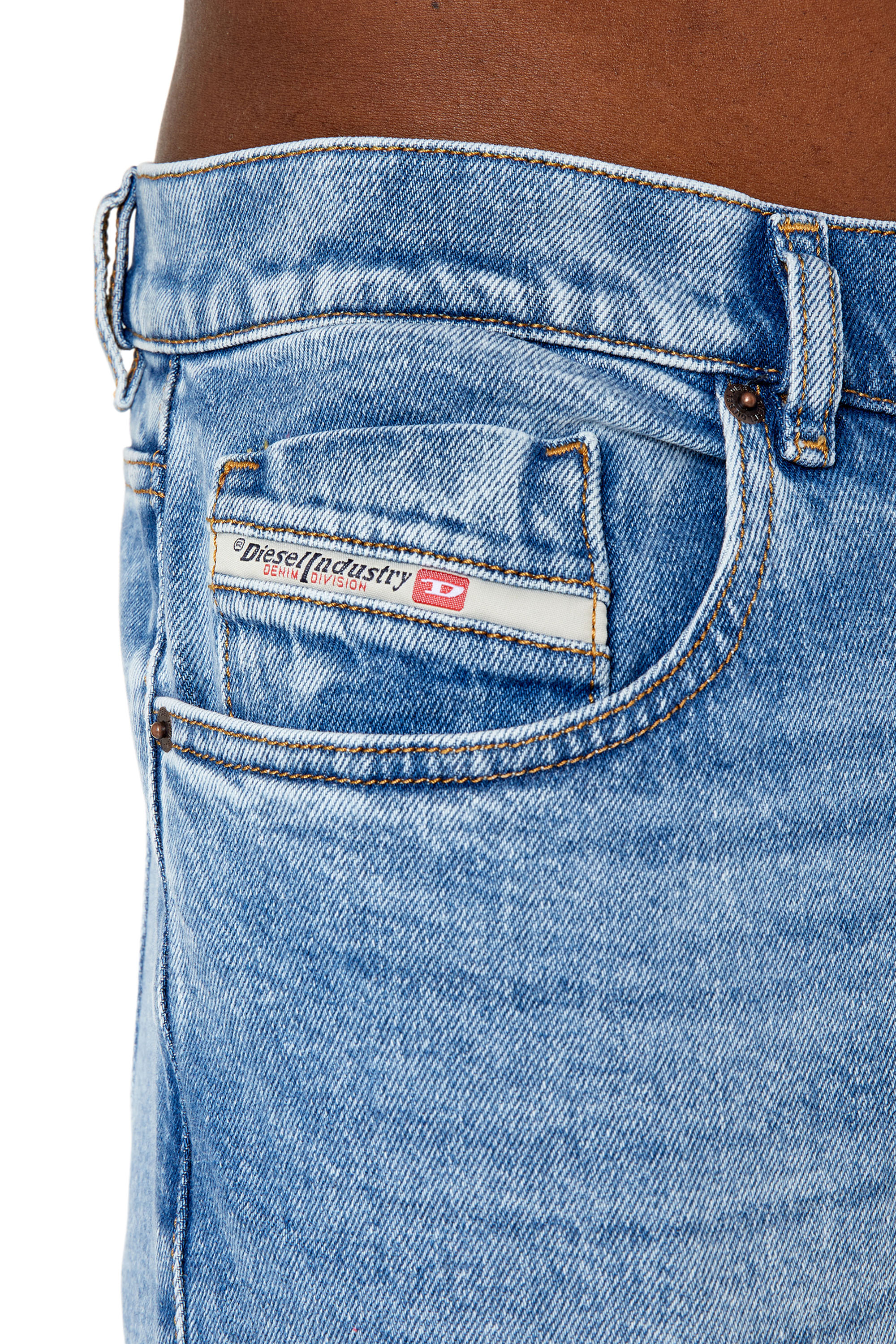 Diesel - Slim Jeans 2019 D-Strukt 9B92L, Light Blue - Image 5