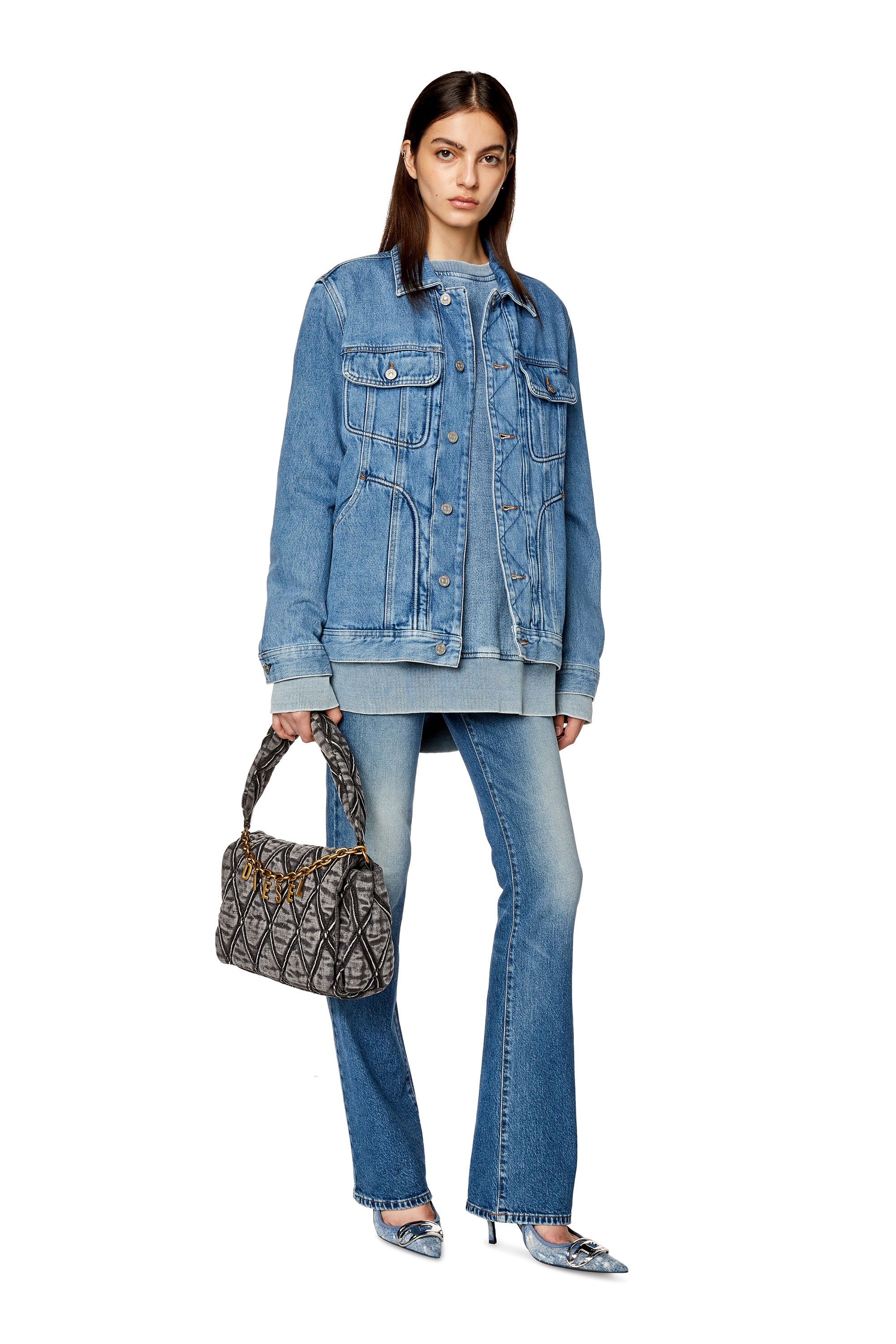 Diesel - Bootcut and Flare Jeans 2003 D-Escription 007P9, Medium blue - Image 4