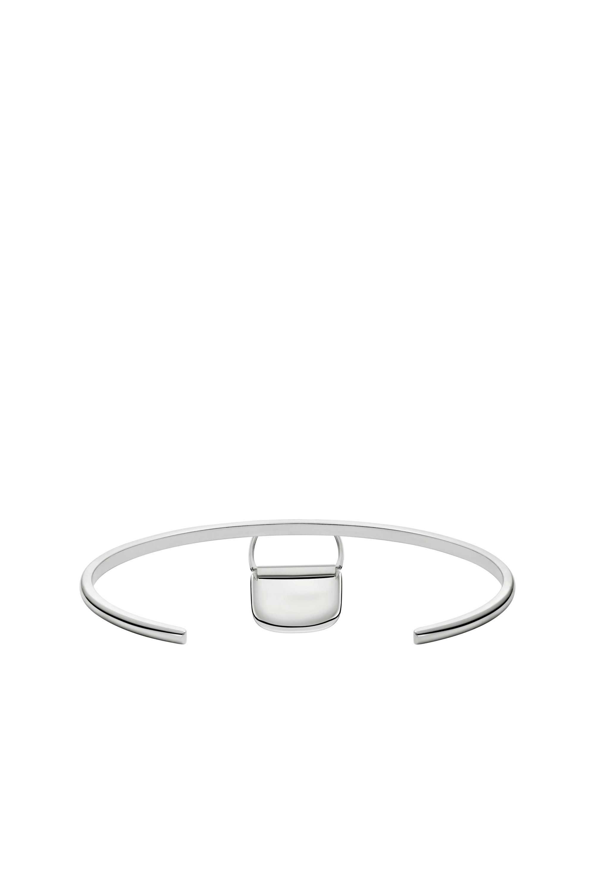 Diesel - DX1621040 JEWELLERY, Unisex's Stainless steel cuff bracelet in Silver - 2
