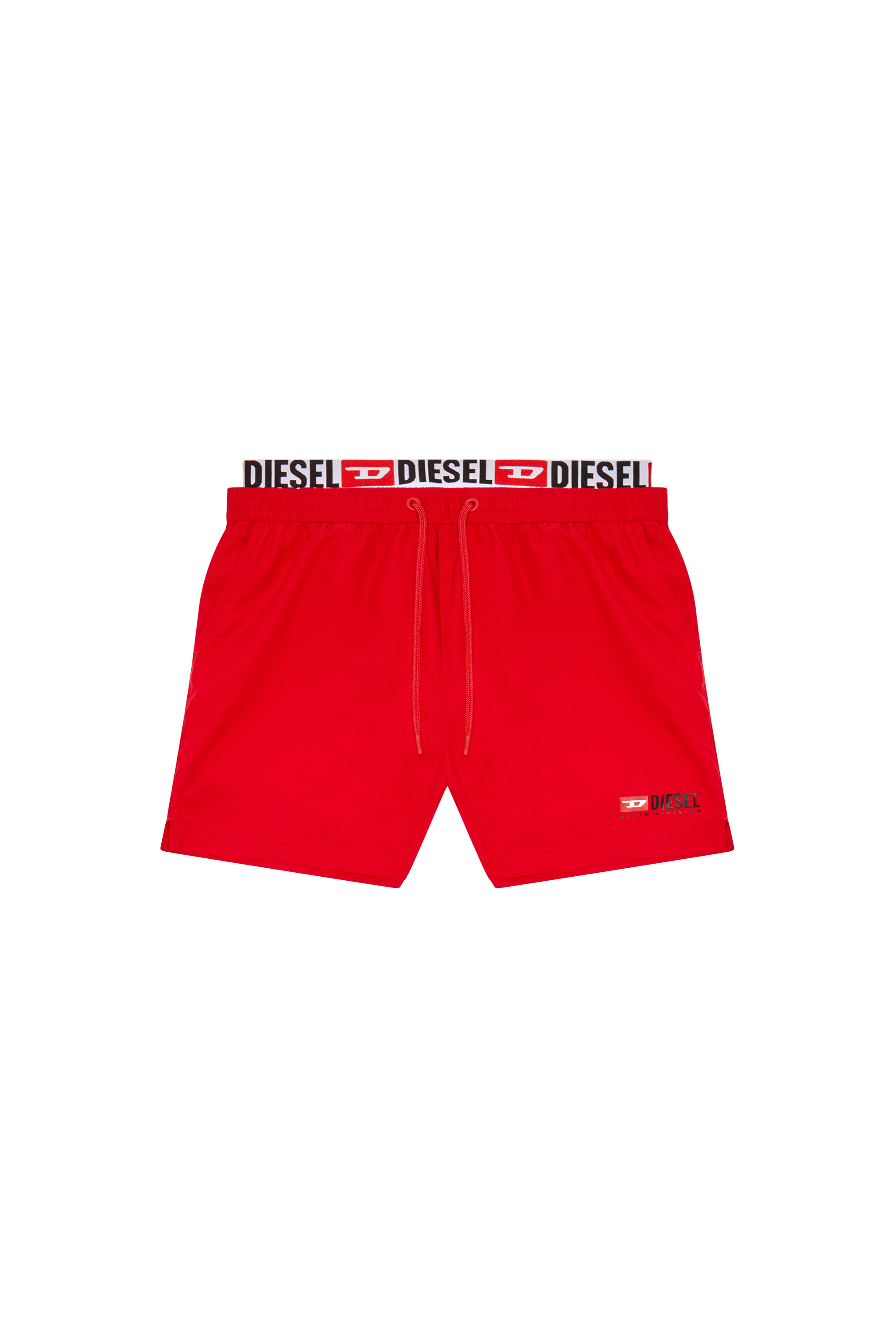 Diesel - BMBX-VISPER-41, Man Double-waist board shorts in Red - Image 4