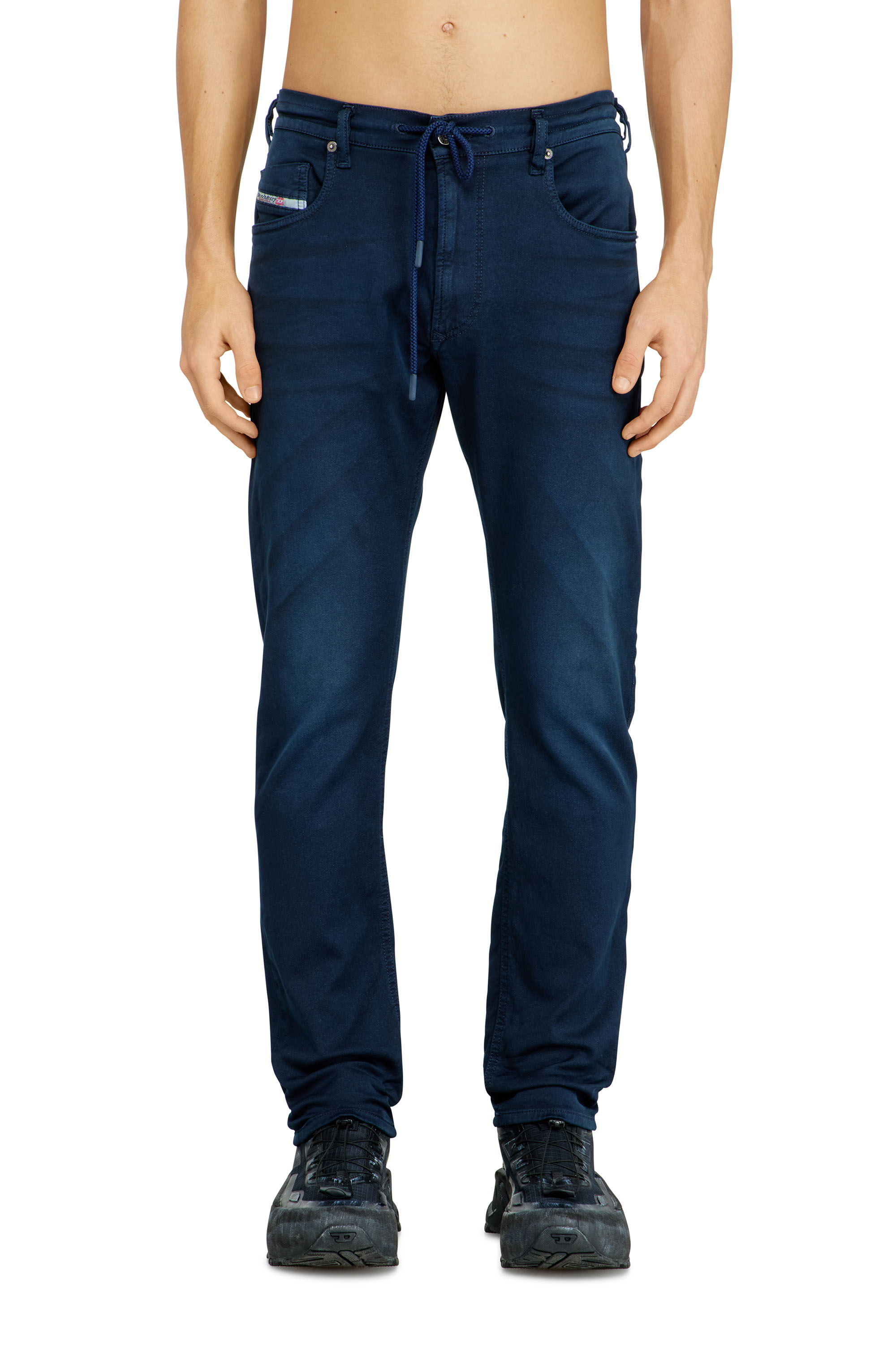 Diesel - Man's Regular 2032 D-Krooley Joggjeans&reg; 0670M, Blue - 3